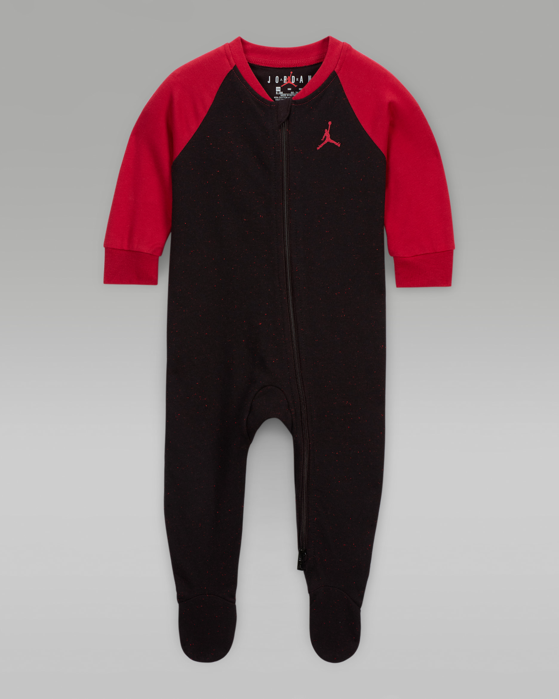 Mono completo para bebé Jumpman Nep Jordan (de 0 a 9 meses) - Negro