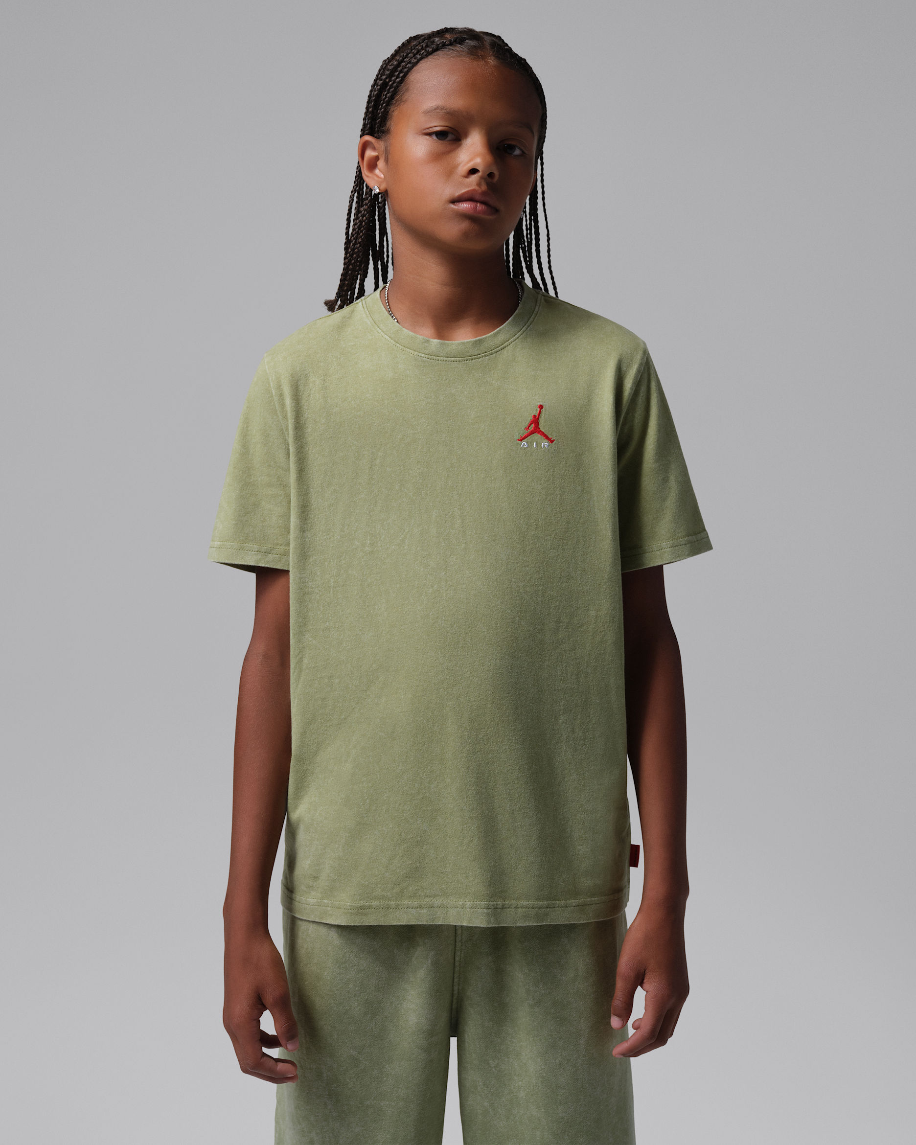 Jordan Big Kids' Acid Wash T-Shirt - Alligator