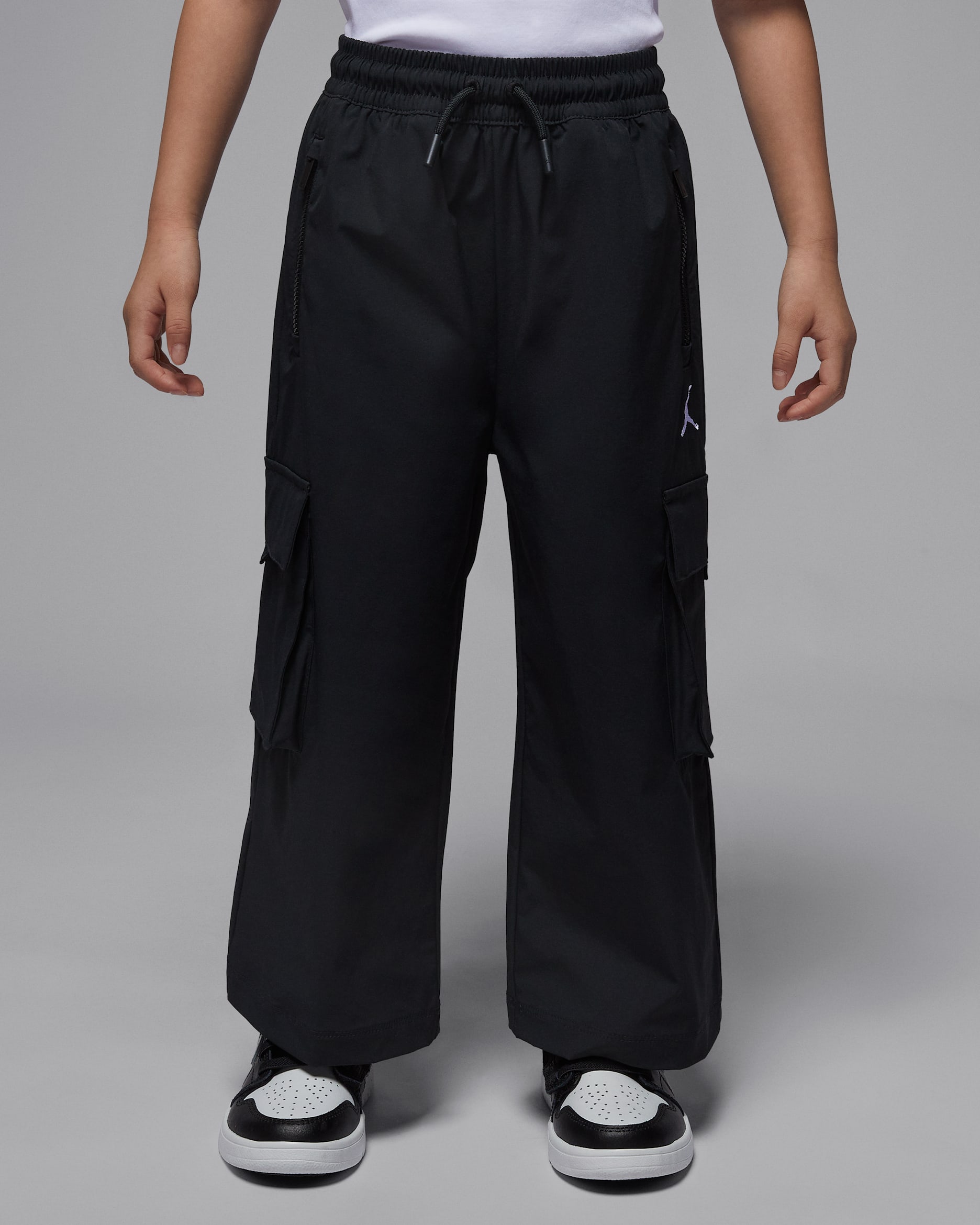 Jordan Little Kids' Post Up Open Cargo Pants - Black