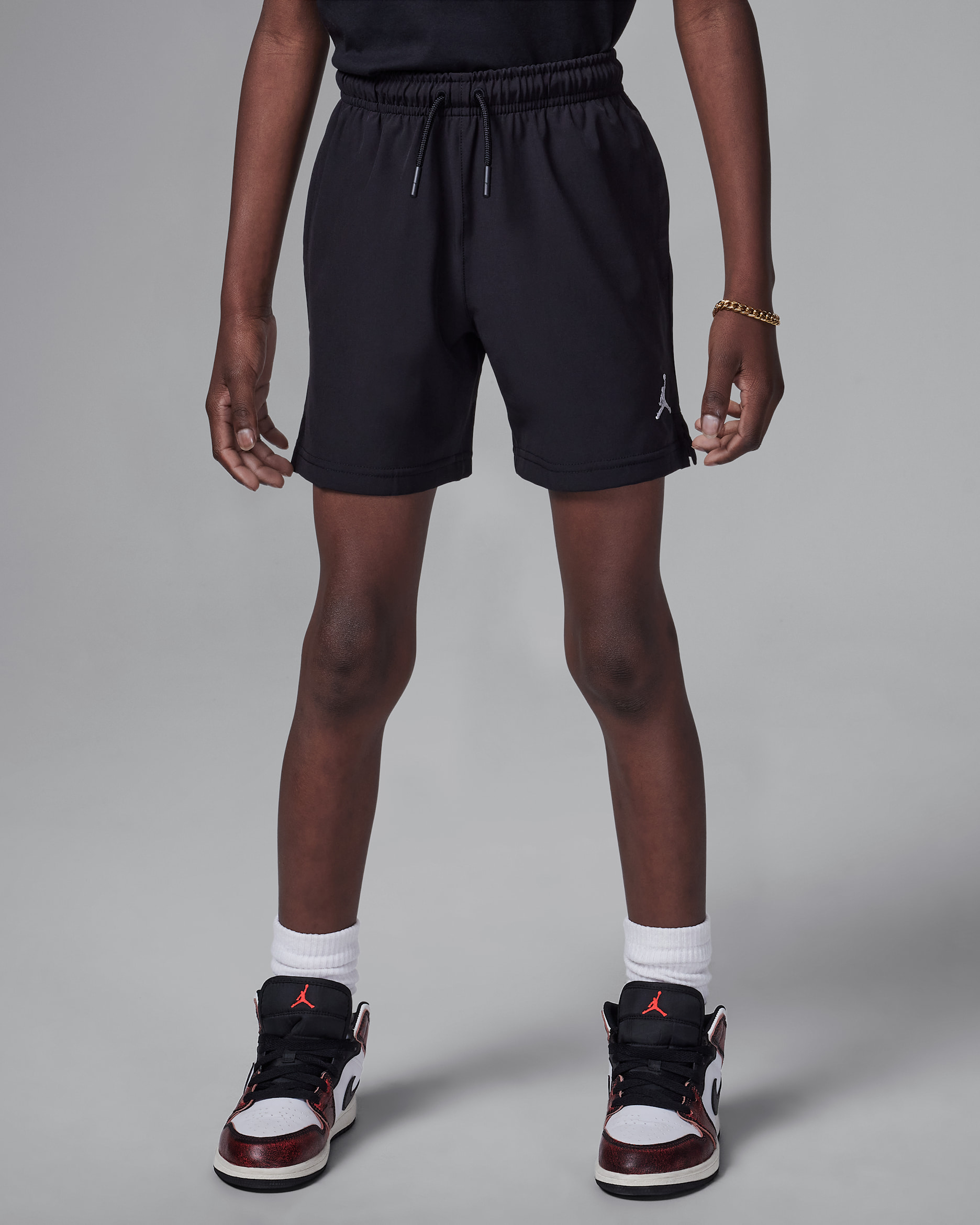 Jordan Little Kids' Jumpman Woven Play Shorts - Black