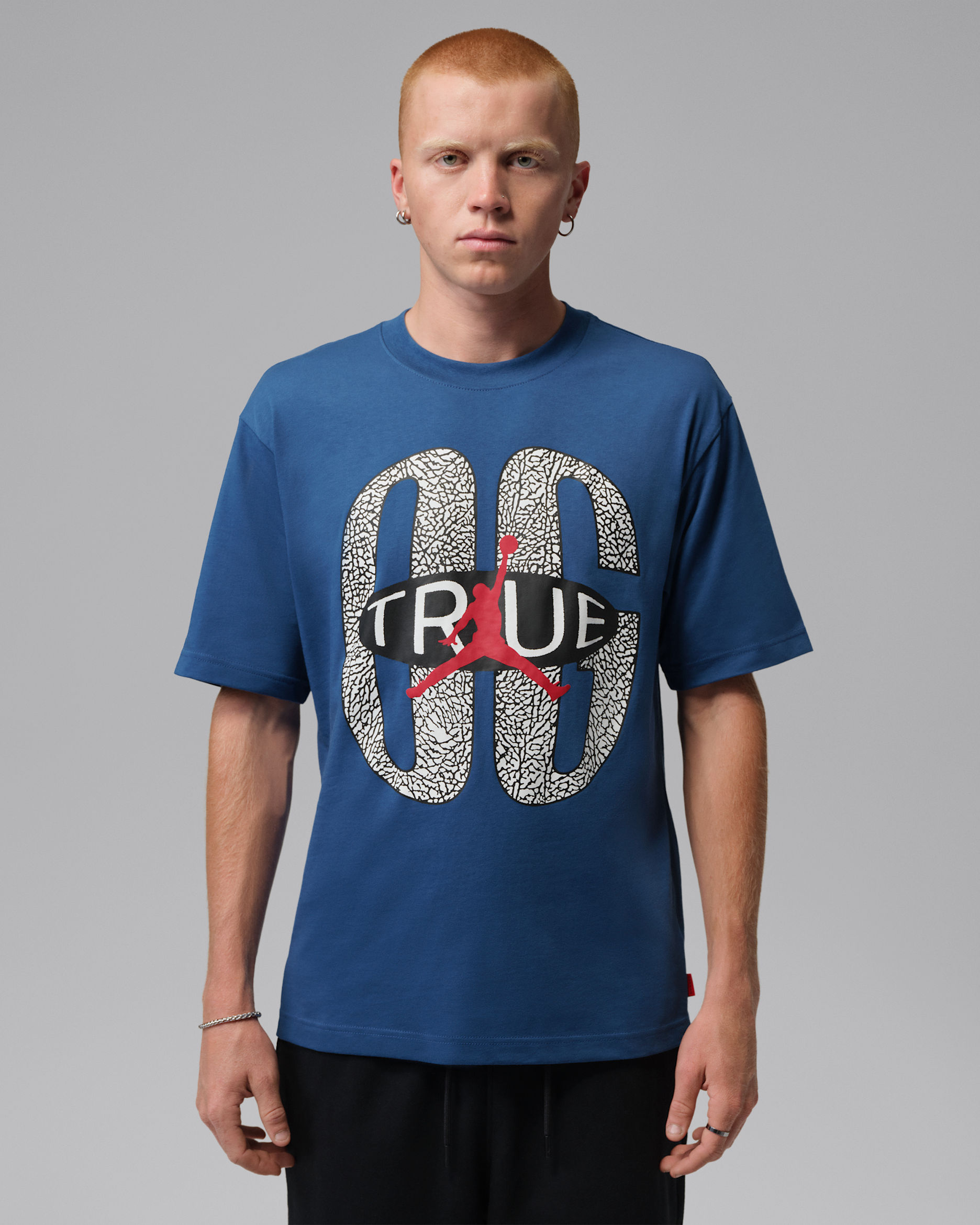 Jordan Brooklyn Camiseta - Hombre - True Blue