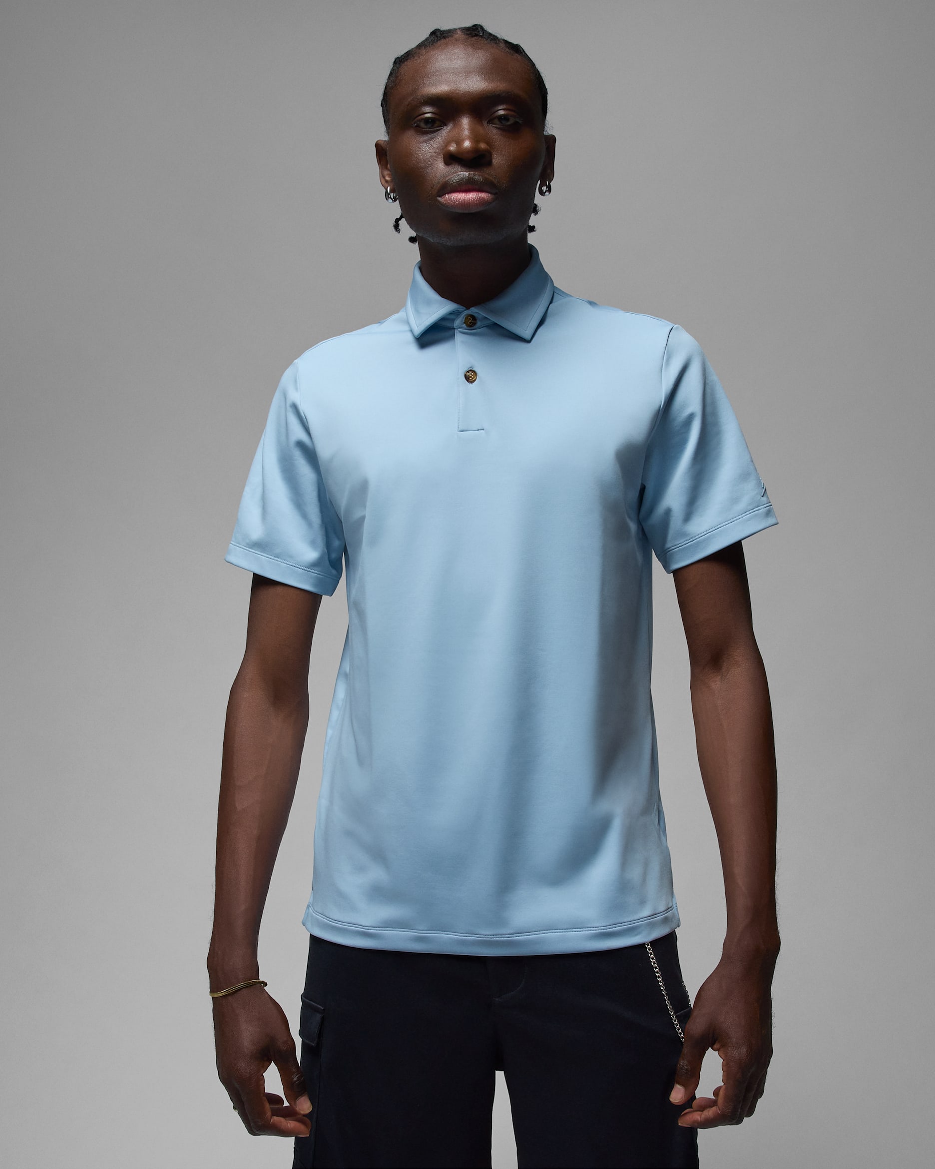Jordan Sport Men's Golf Polo - Light Armory Blue/Light Armory Blue