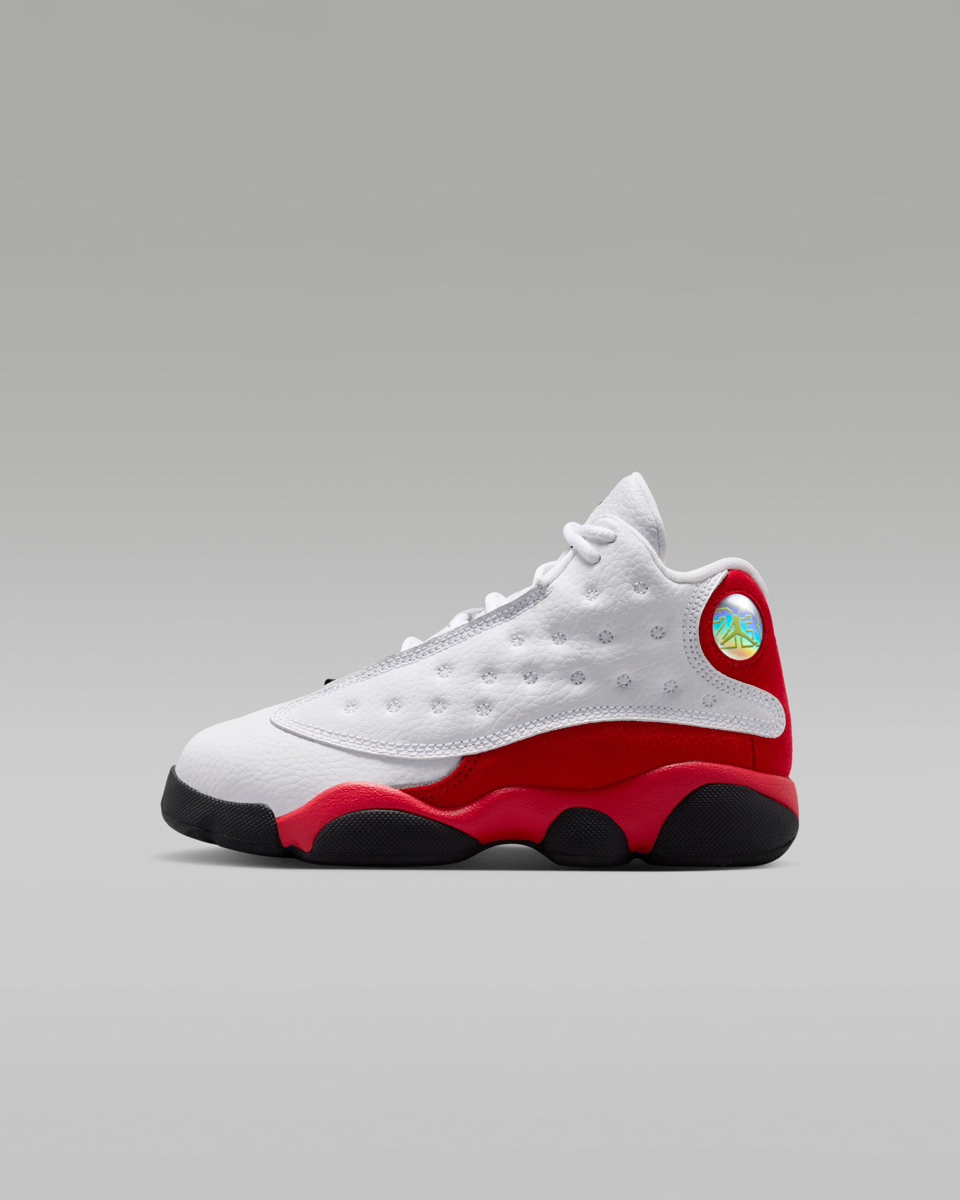 Jordan 13 Retro Little Kids' Shoes - White/True Red/Black