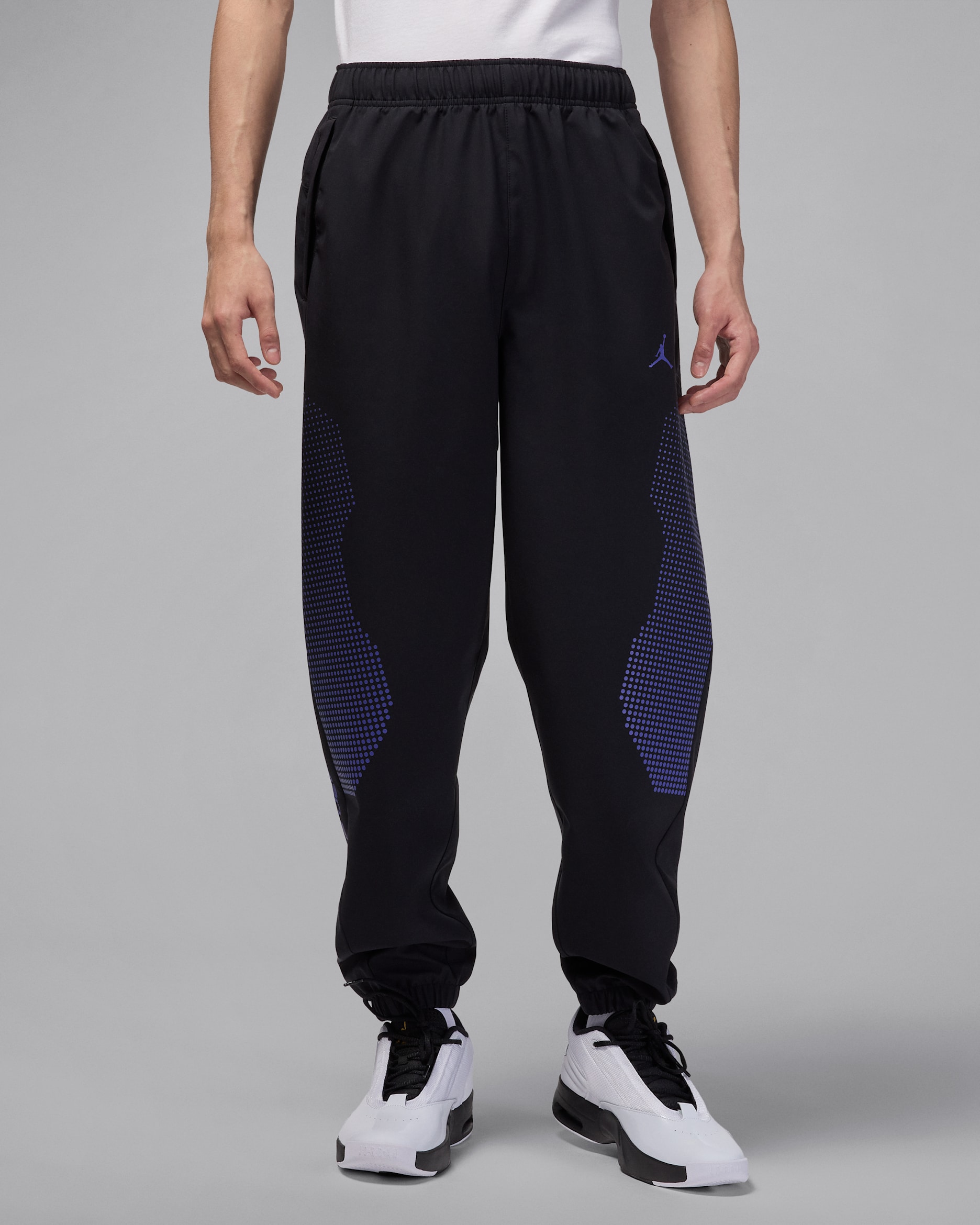Jordan Sport JAM Men's Warm-Up Pants - Black/Purple Comet