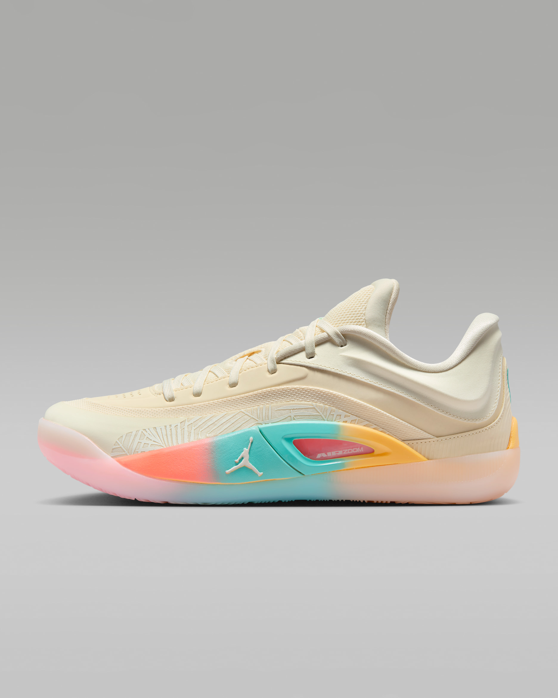 Zion 4 PF "Low Country" Basketball Shoes - Coconut Milk/Sail/Bright Mango/Aurora Green