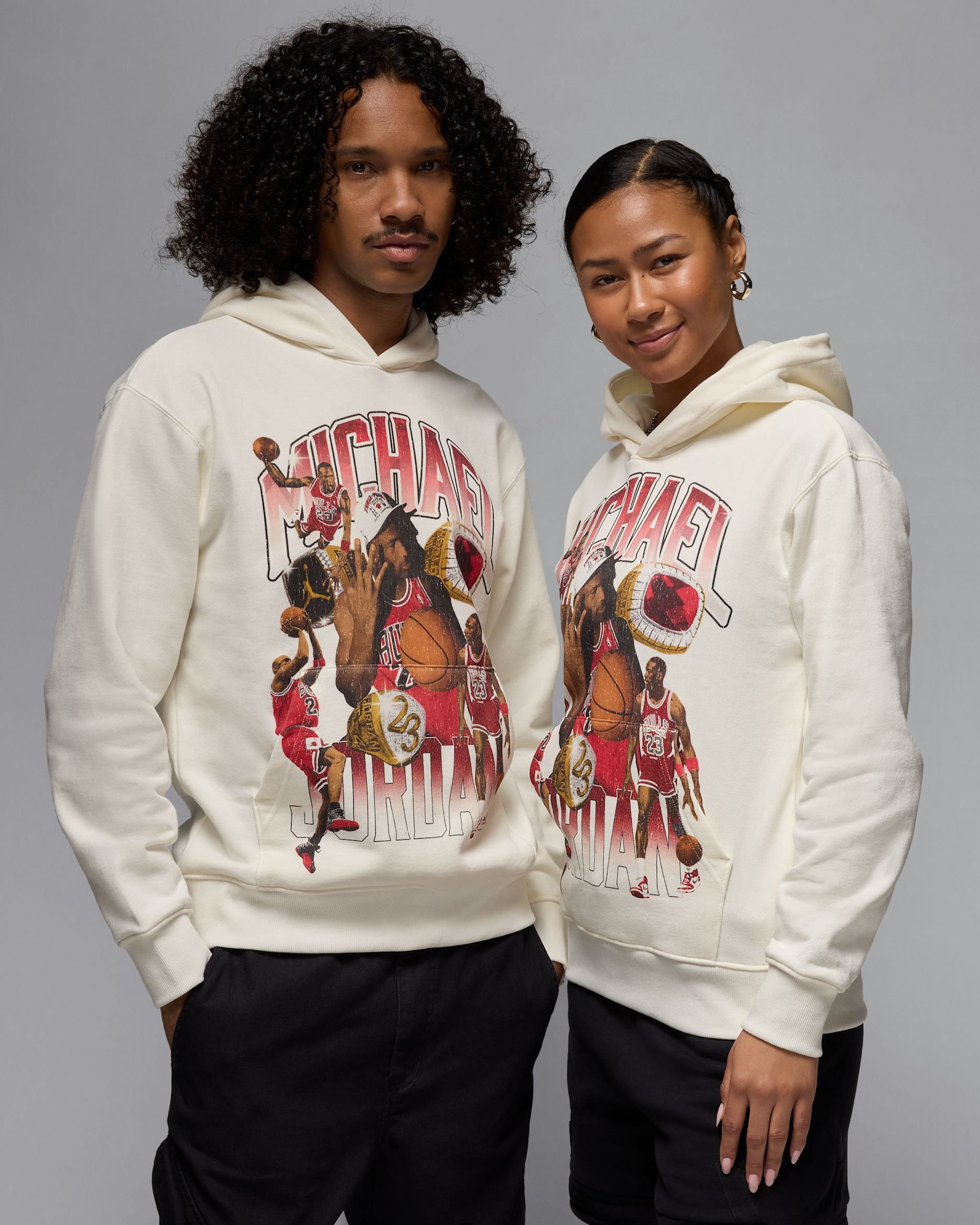 Jordan Flight Fleece Men's Graphic Pullover Hoodie - Sail