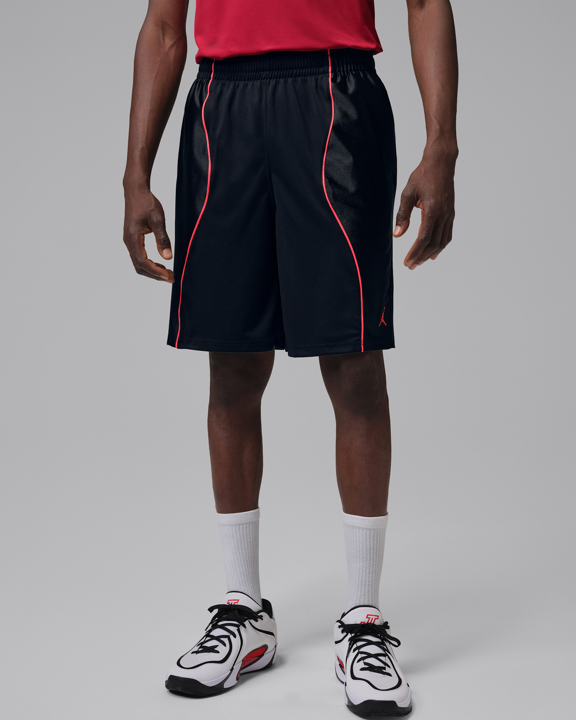 Jordan Sport Men's Dri-FIT Y2K Shorts - Black/Infrared 23/Black