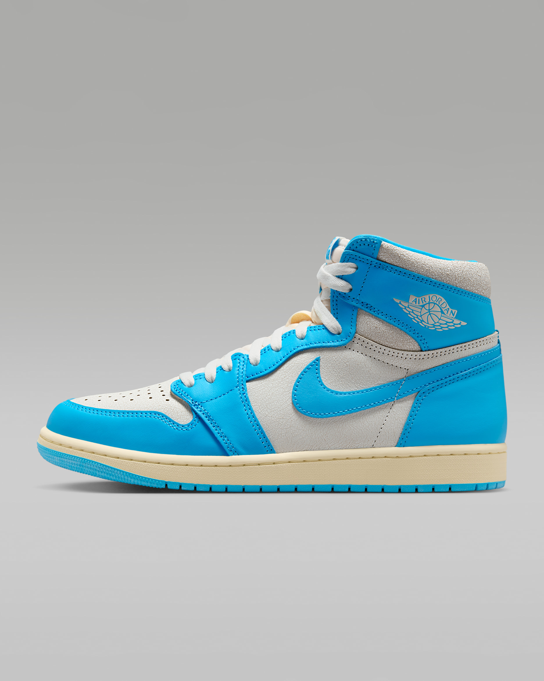Air Jordan 1 Retro High OG "UNC Reimagined" Men's Shoes - Dark Powder Blue/Sail/Dark Powder Blue