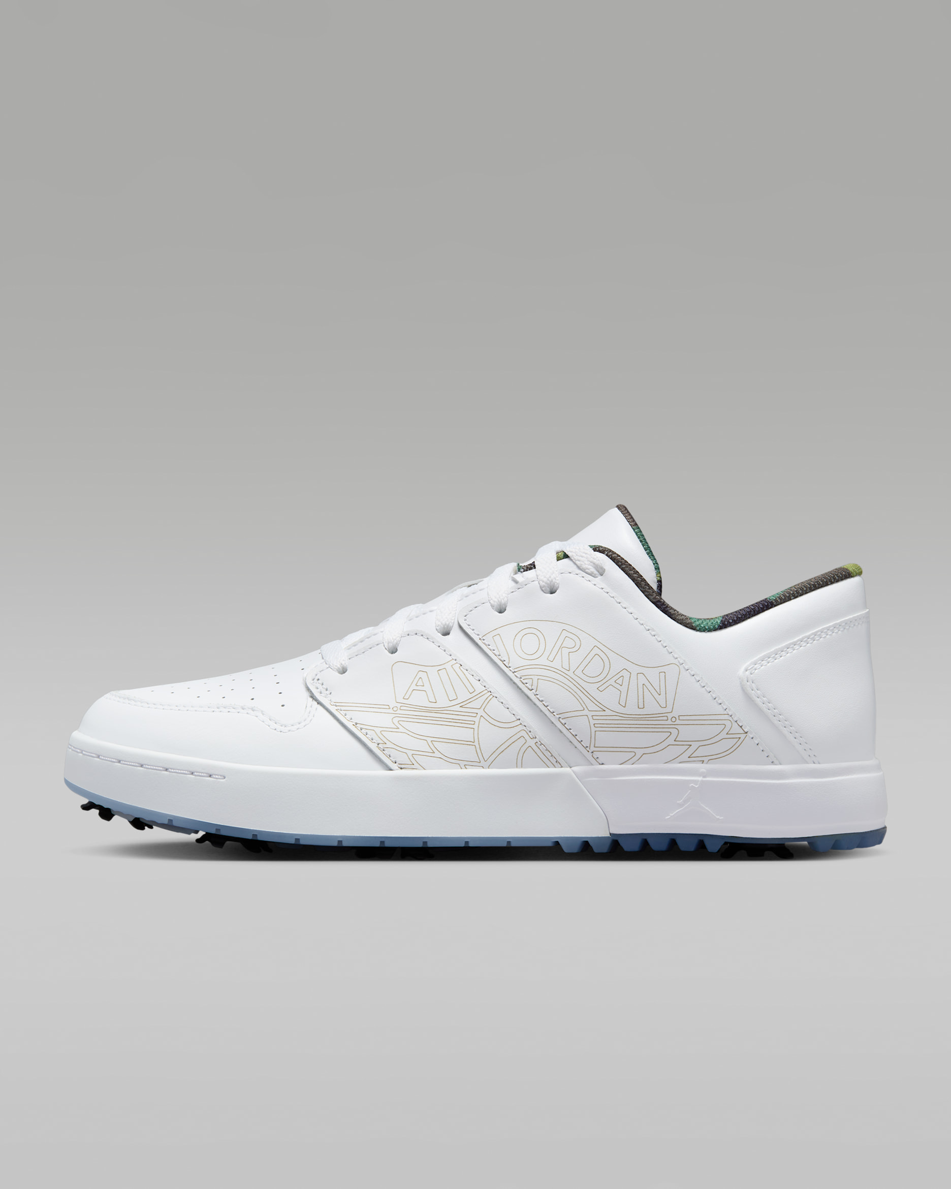 Jordan NU Retro 1 G Golf Shoes - White/White/White