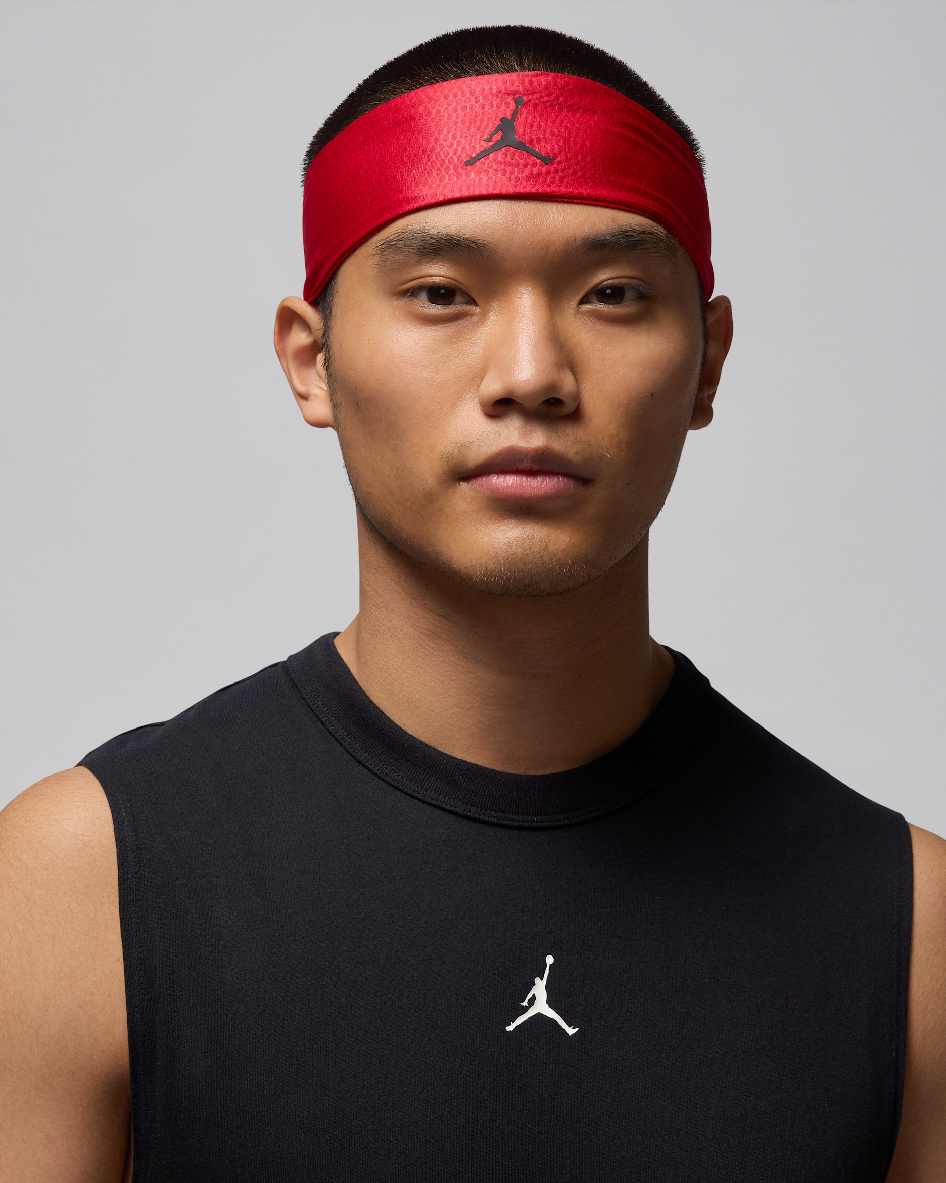Jordan Performance Sport Dri-FIT Adjustable Headband - Gym Red/Black