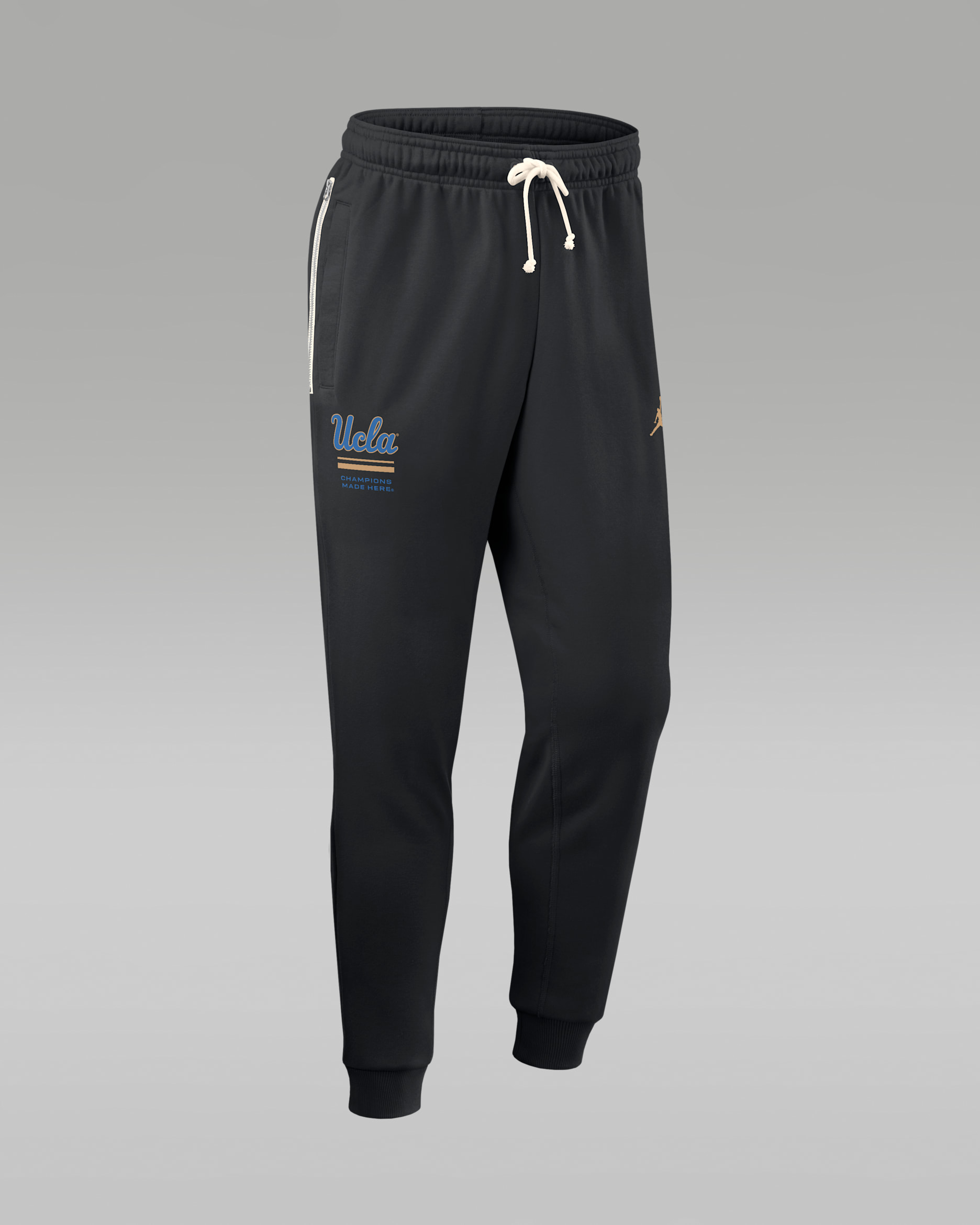 UCLA Sideline Standard Issue Men's Jordan Brand Dri-FIT College Taper Pants - Black