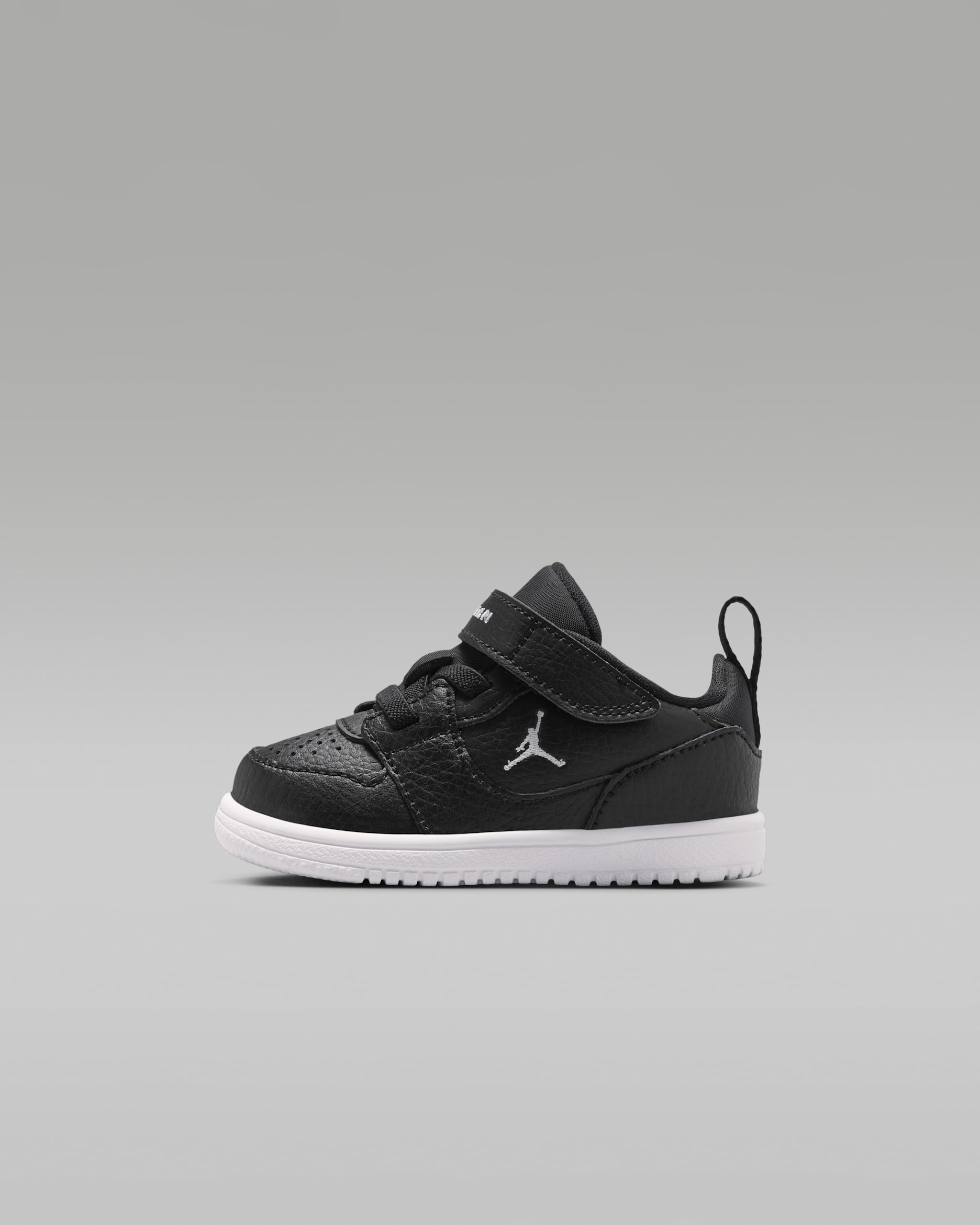 Jordan Court Connect Low Baby/Toddler Shoes - Black/White