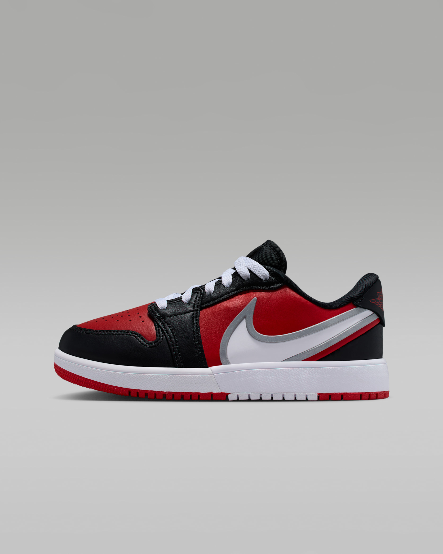 Jordan 1 Low RM Older Kids' Shoes - Fire Red/Black/White/White