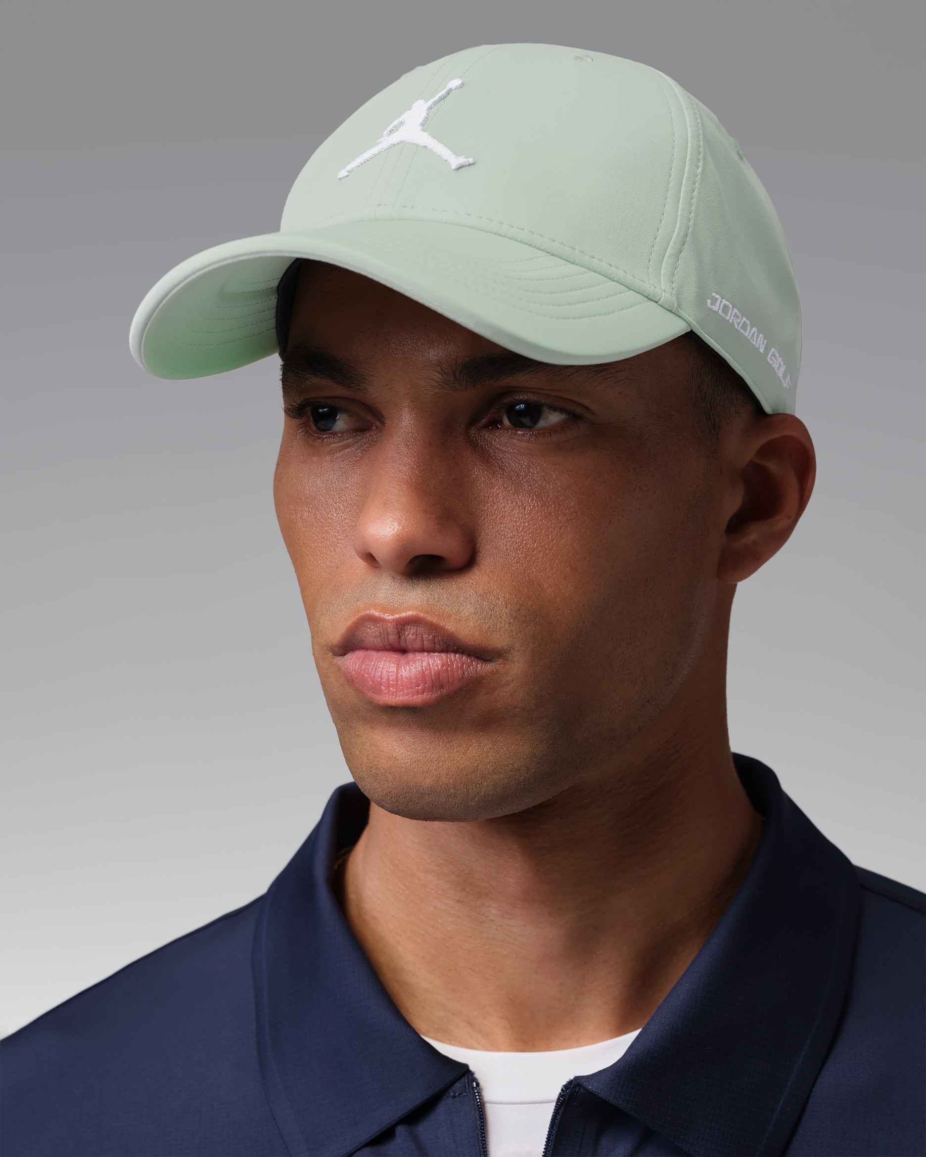 Jordan Club Dri-FIT Structured Golf Hat - Pistachio Frost/White