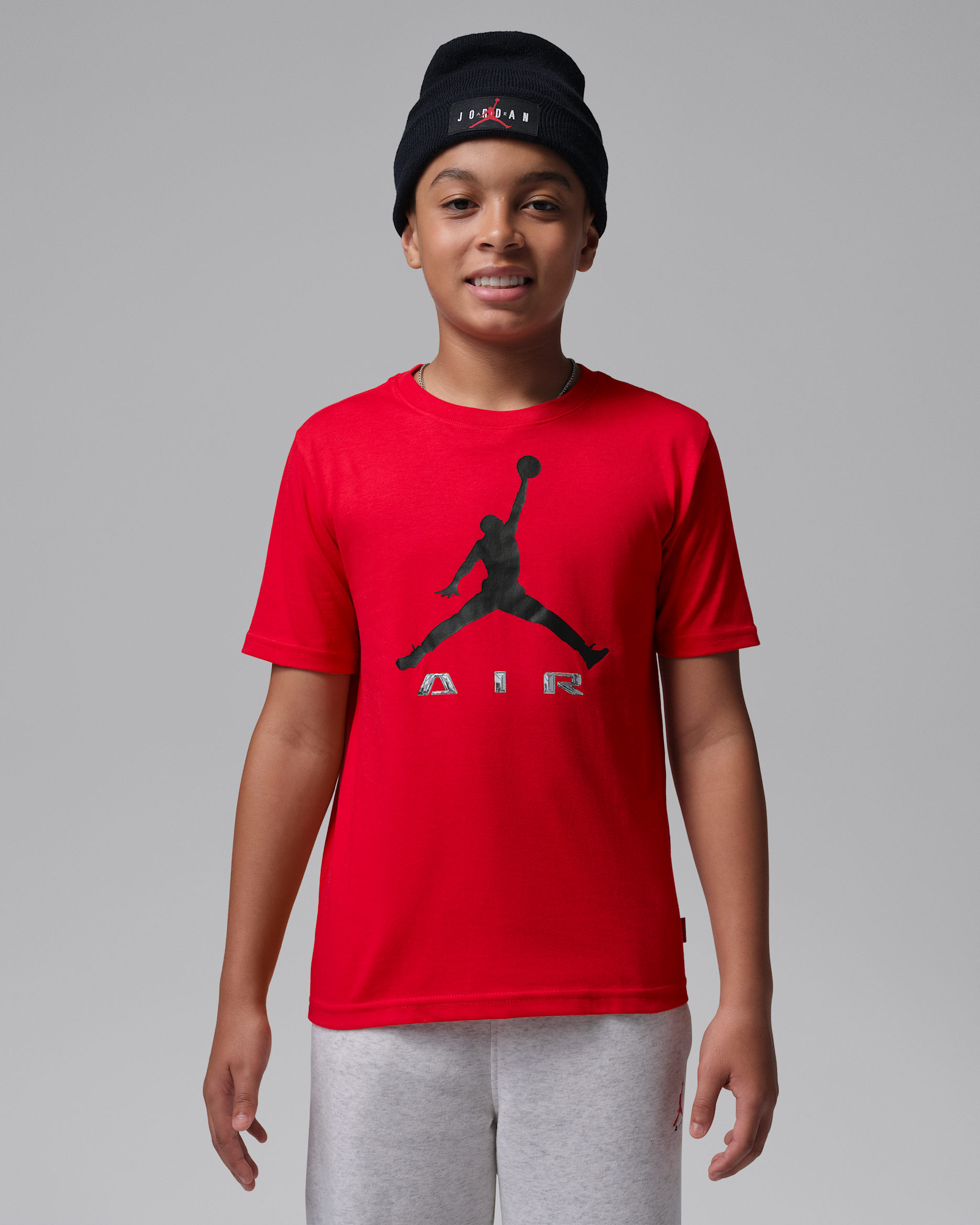 Jordan Older Kids' Brooklyn Graphic T-Shirt - University Red