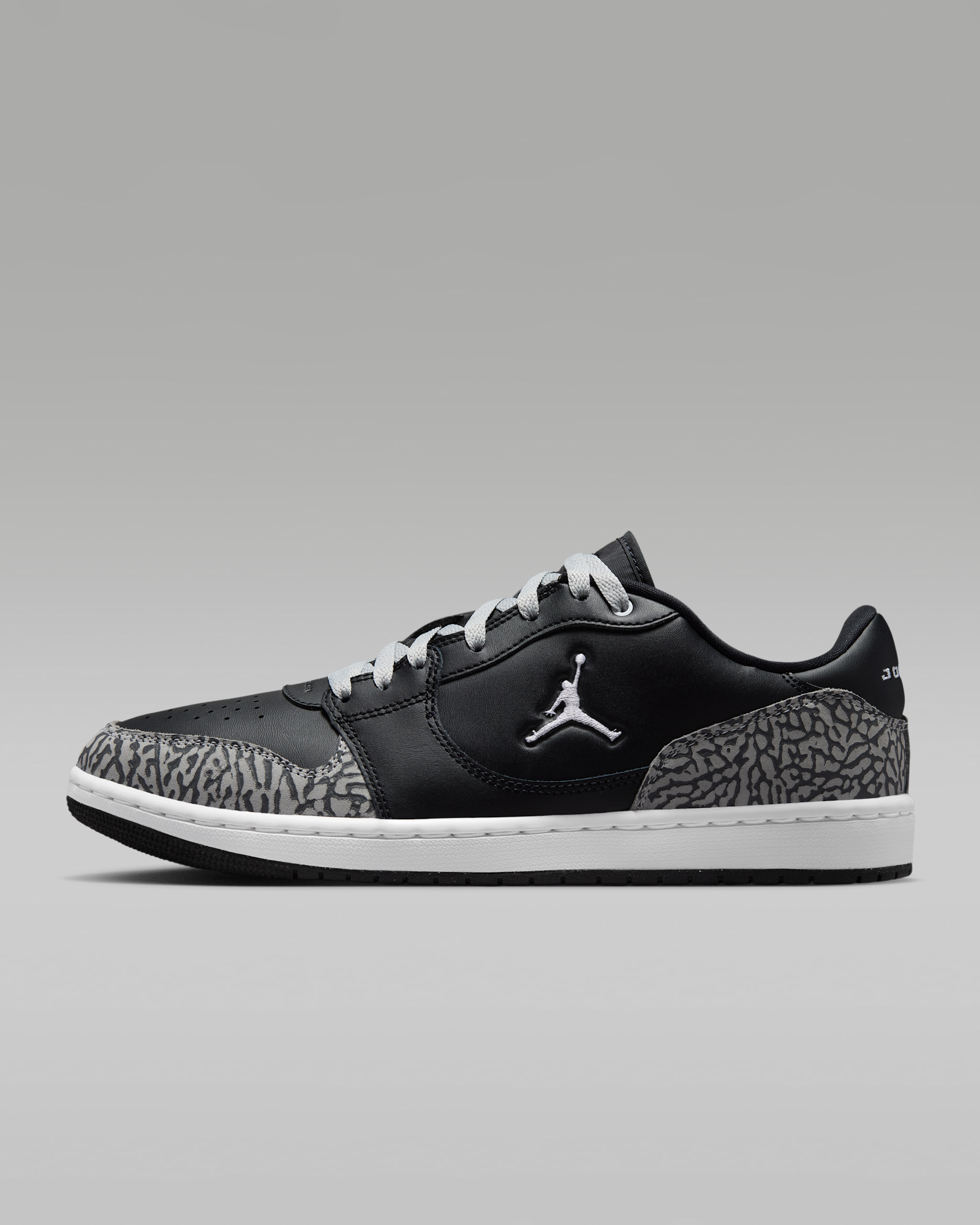 Jordan Court Connect Low SE herresko - Svart/Light Smoke Grey/Dark Grey/Hvit