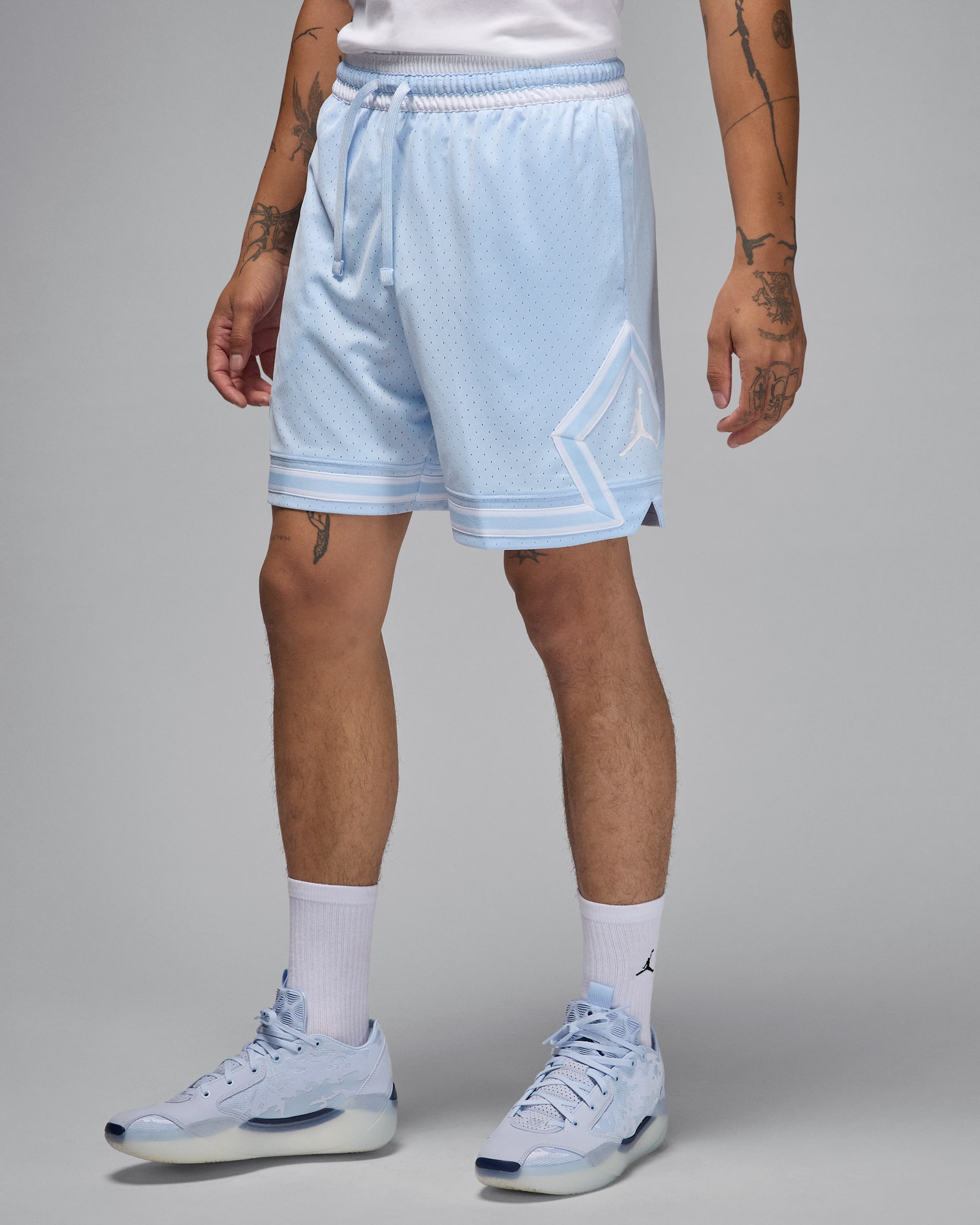 Jordan Sport Dri-FIT Diamond Mesh-Shorts (Herren) - Hydrogen Blue/Weiß/Weiß