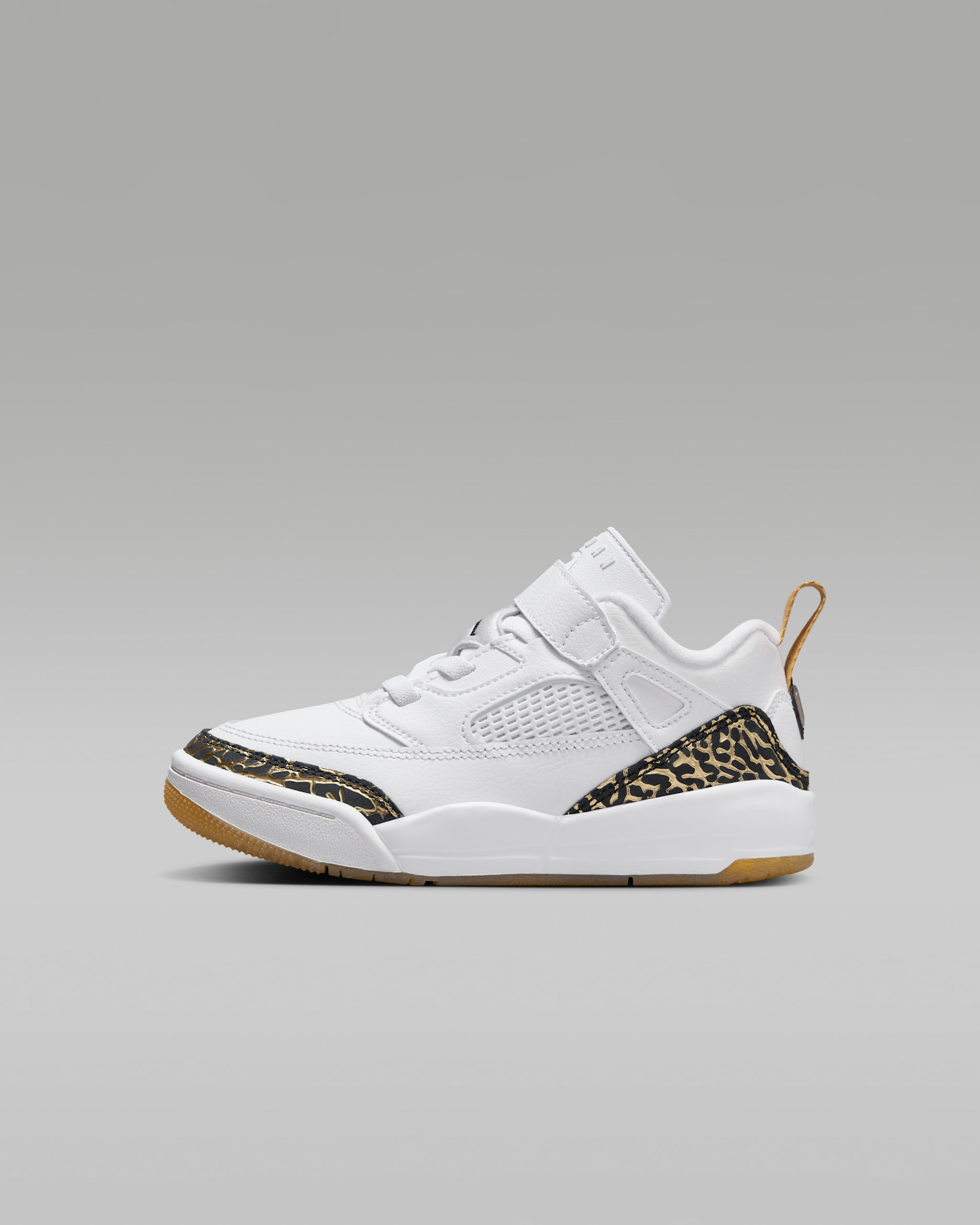 Jordan Spizike Low Little Kids' Shoes - White/Metallic Gold/Sail/Black
