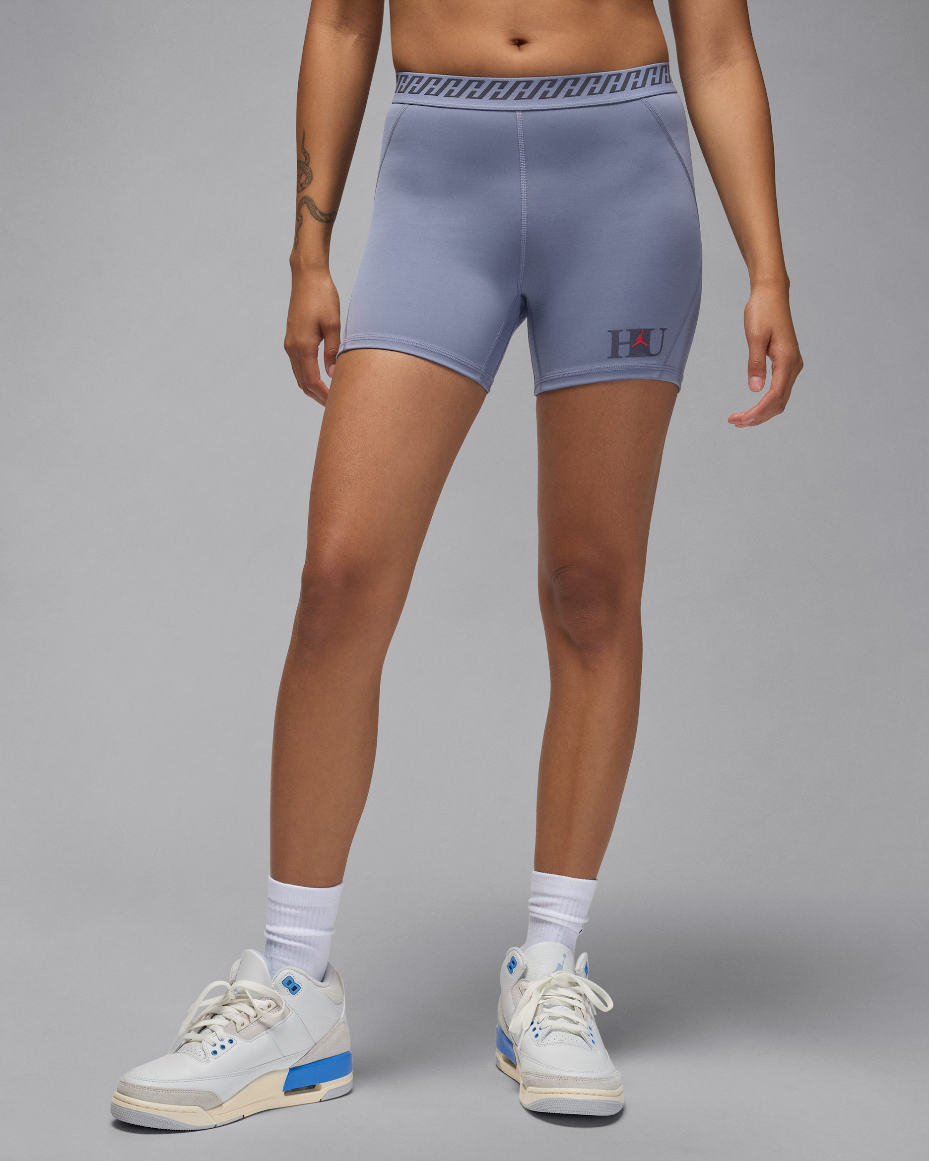 Shorts para mujer Jordan Sport x Howard University - Índigo mundial/Parrilla