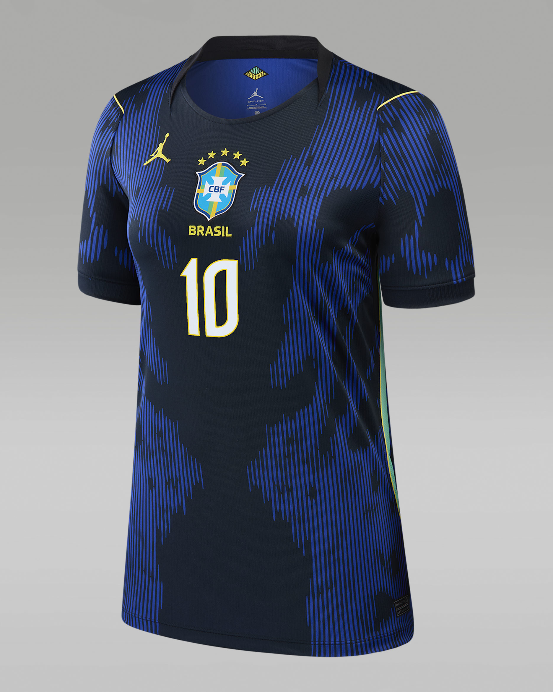 Neymar Jr. Brazil 2026 Stadium Away Women's Jordan Dri-FIT Soccer Replica Jersey - Blue