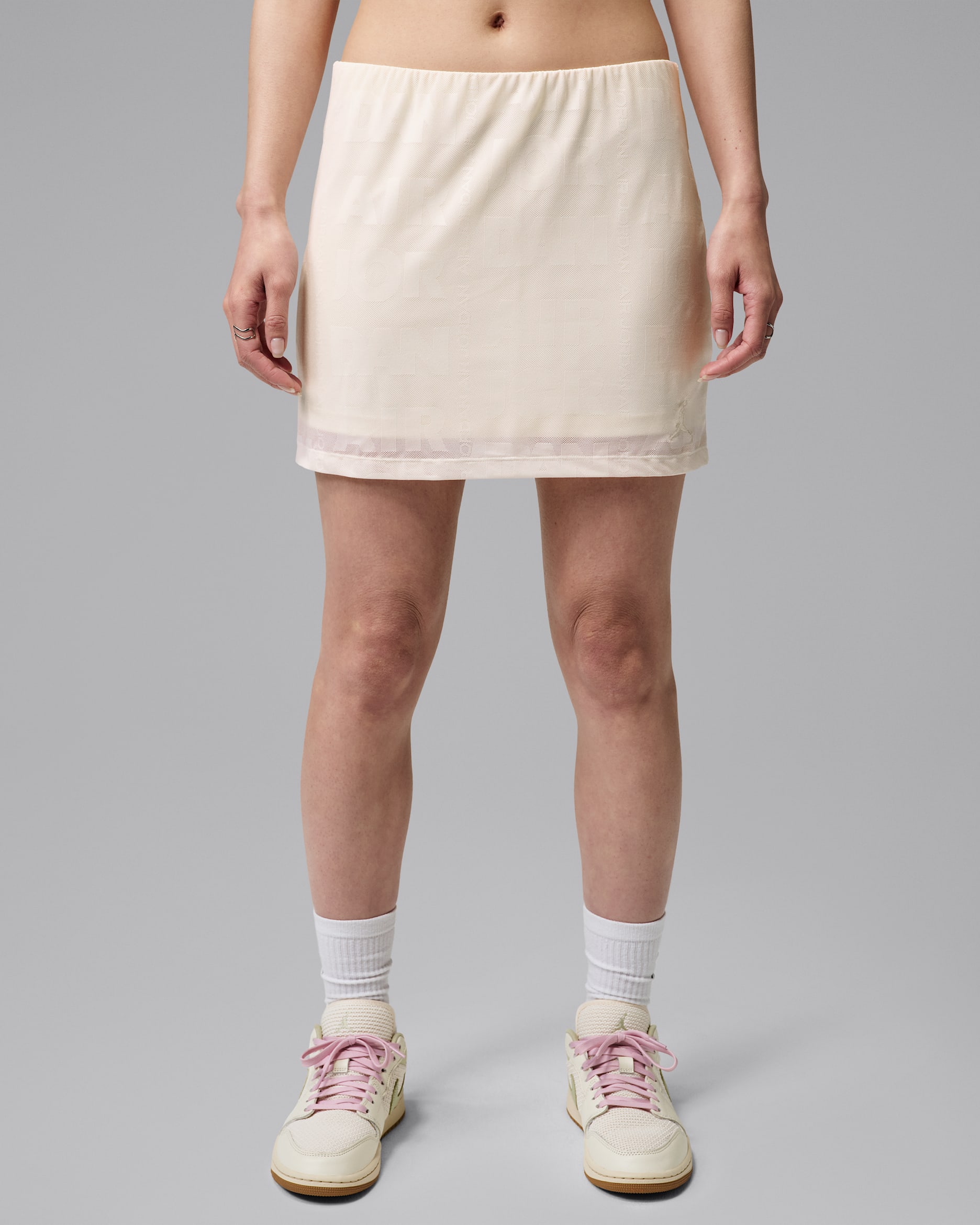 Jordan Flight Women's Open Knit Skort - Pale Ivory