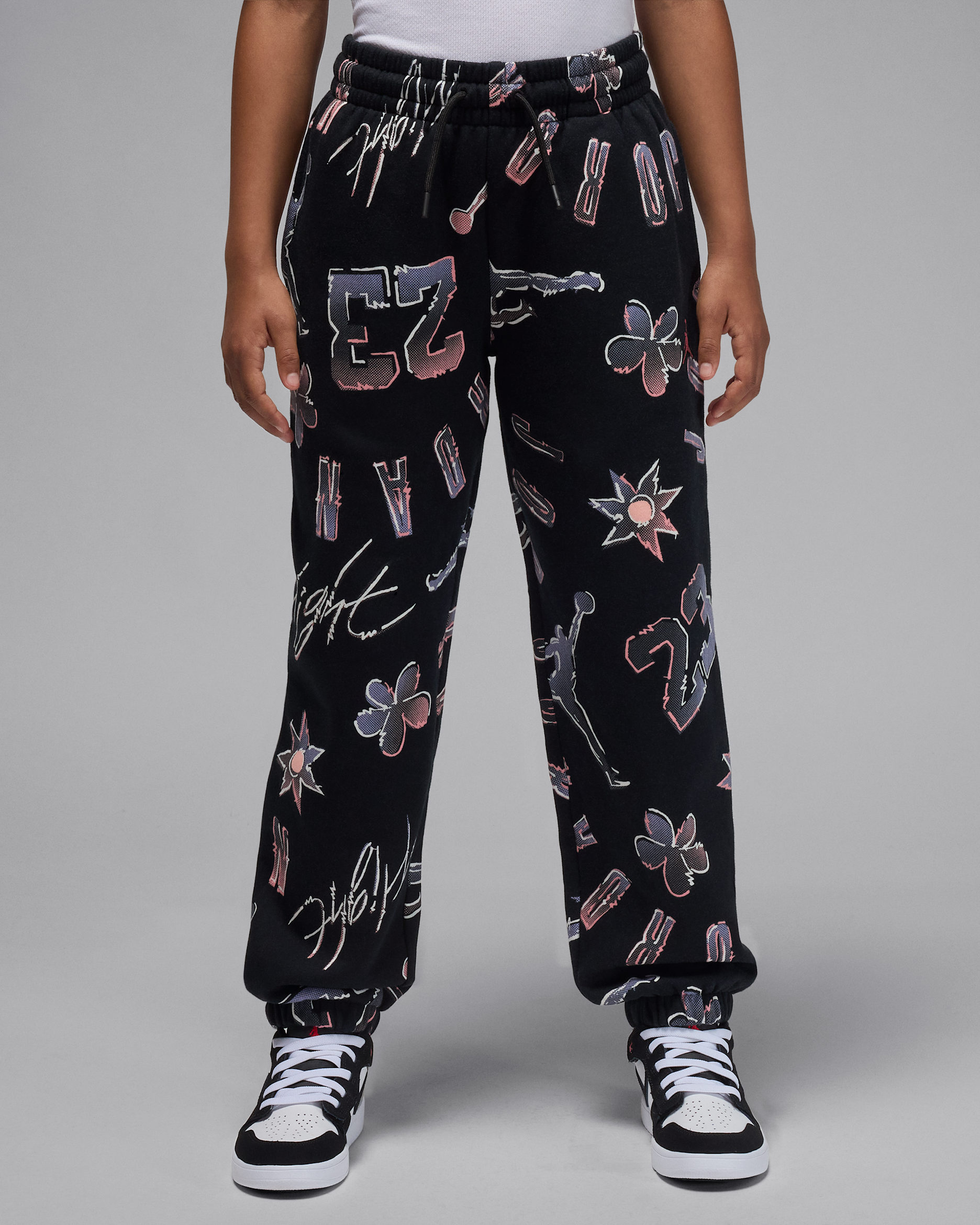 Jordan Older Kids' 23 Throwback Fleece Trousers - Black