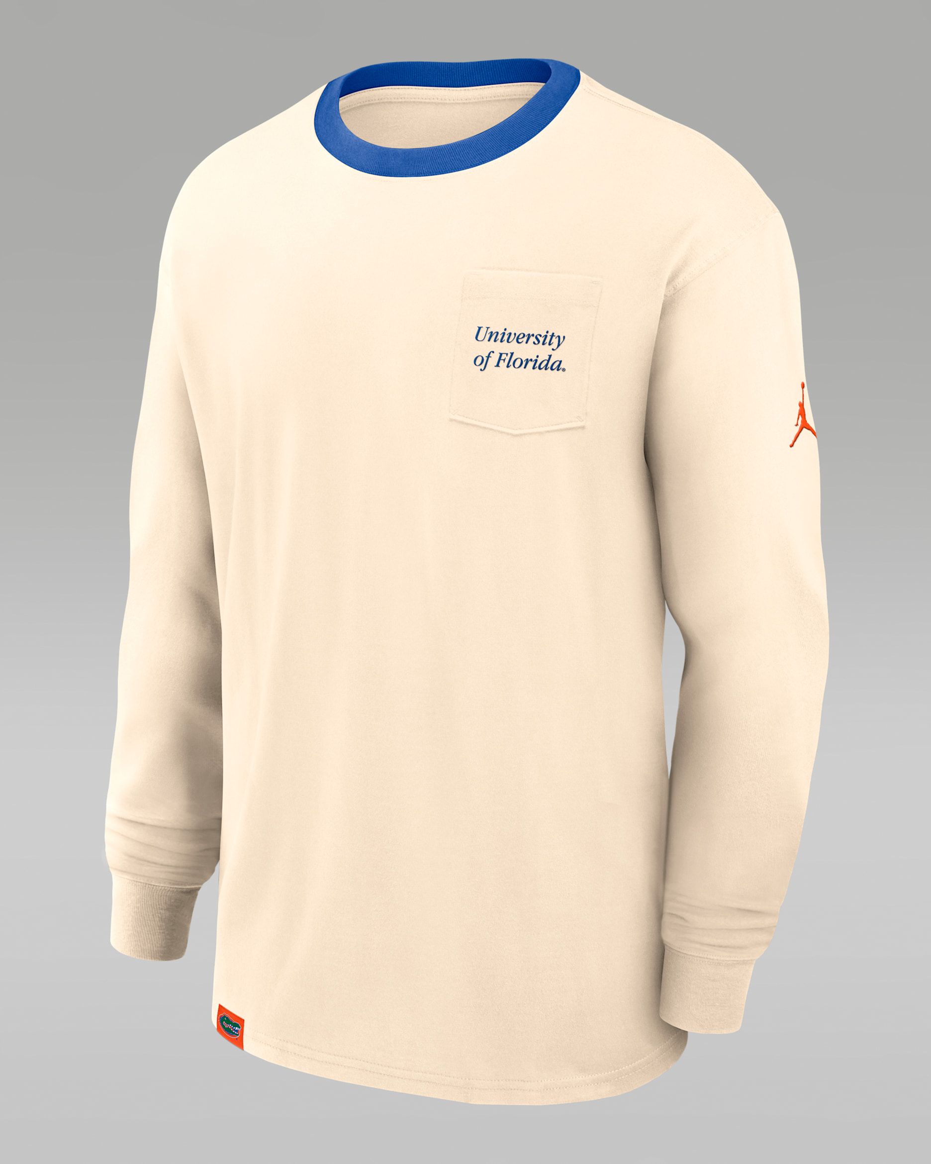 Florida Athletic Prep Max90 Pocket Logo Men's Jordan Brand College Long-Sleeve T-Shirt