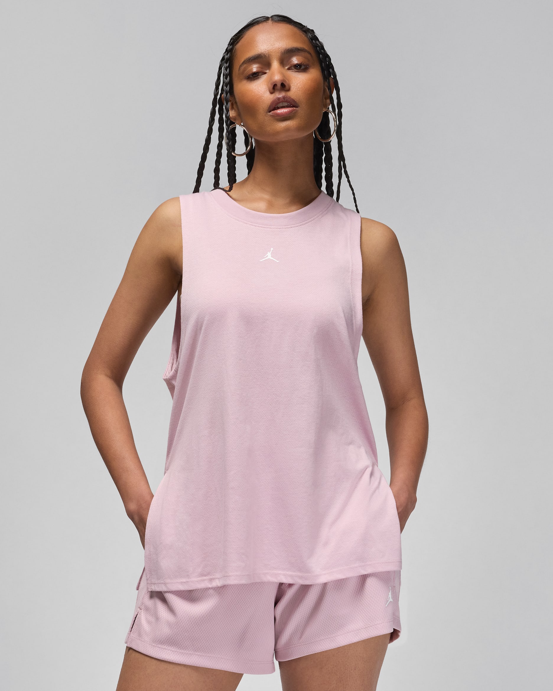 Jordan Sport Women's Diamond Tank Top - Plum Chalk