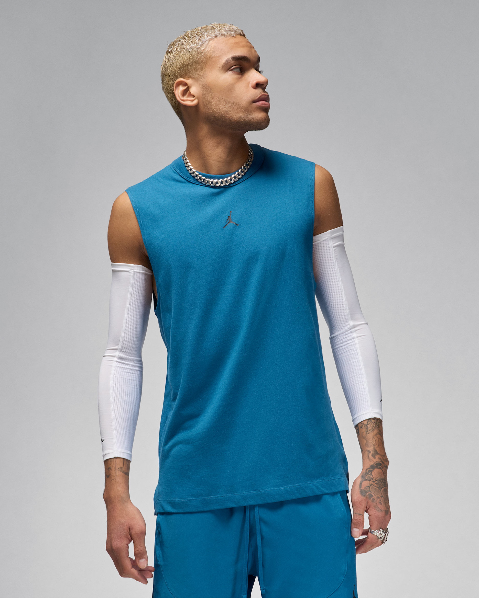 Jordan Sport Men's Dri-FIT Sleeveless Top - Industrial Blue/Black