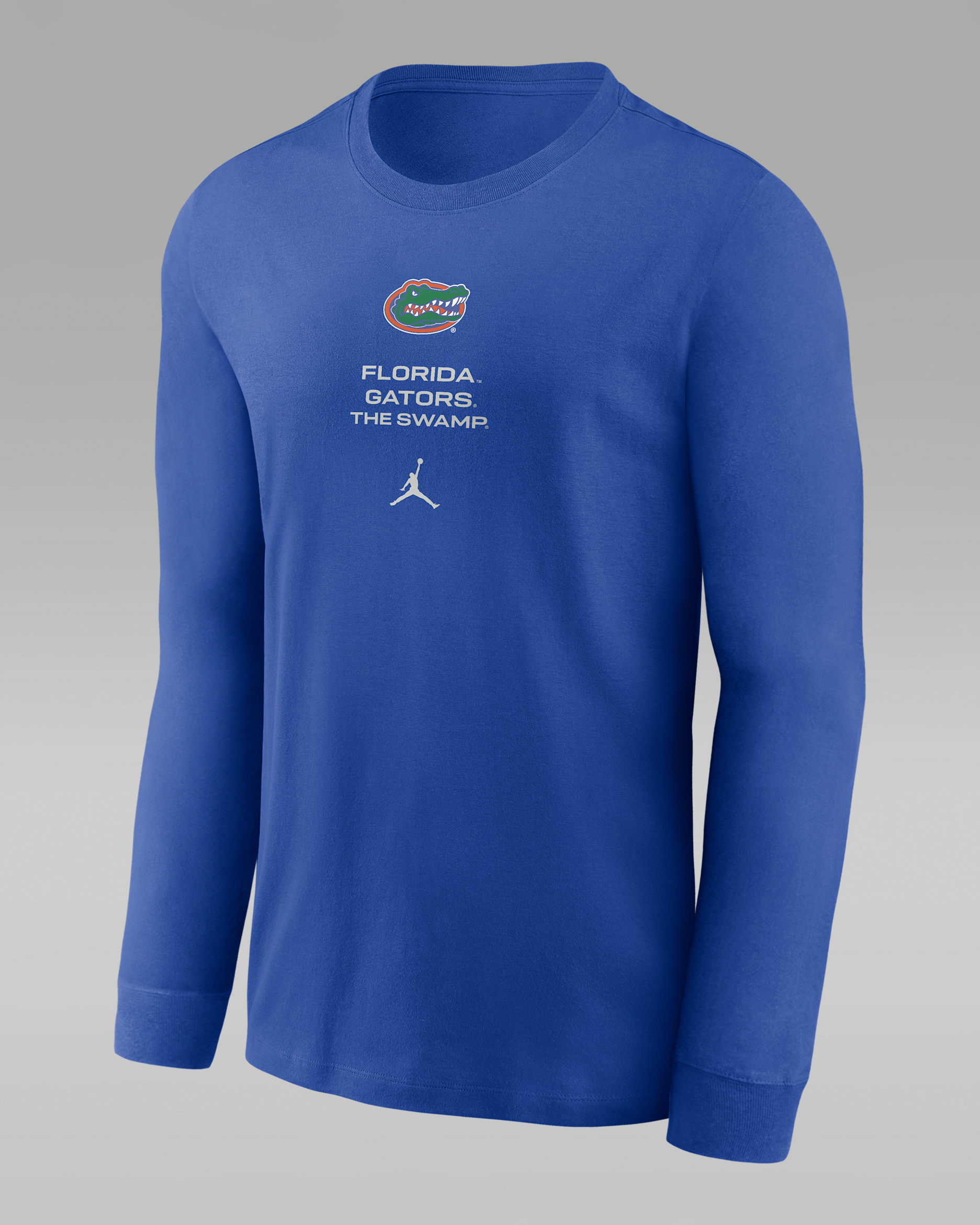 Florida Sideline Men's Jordan Brand Dri-FIT College Long-Sleeve T-Shirt - Game Royal
