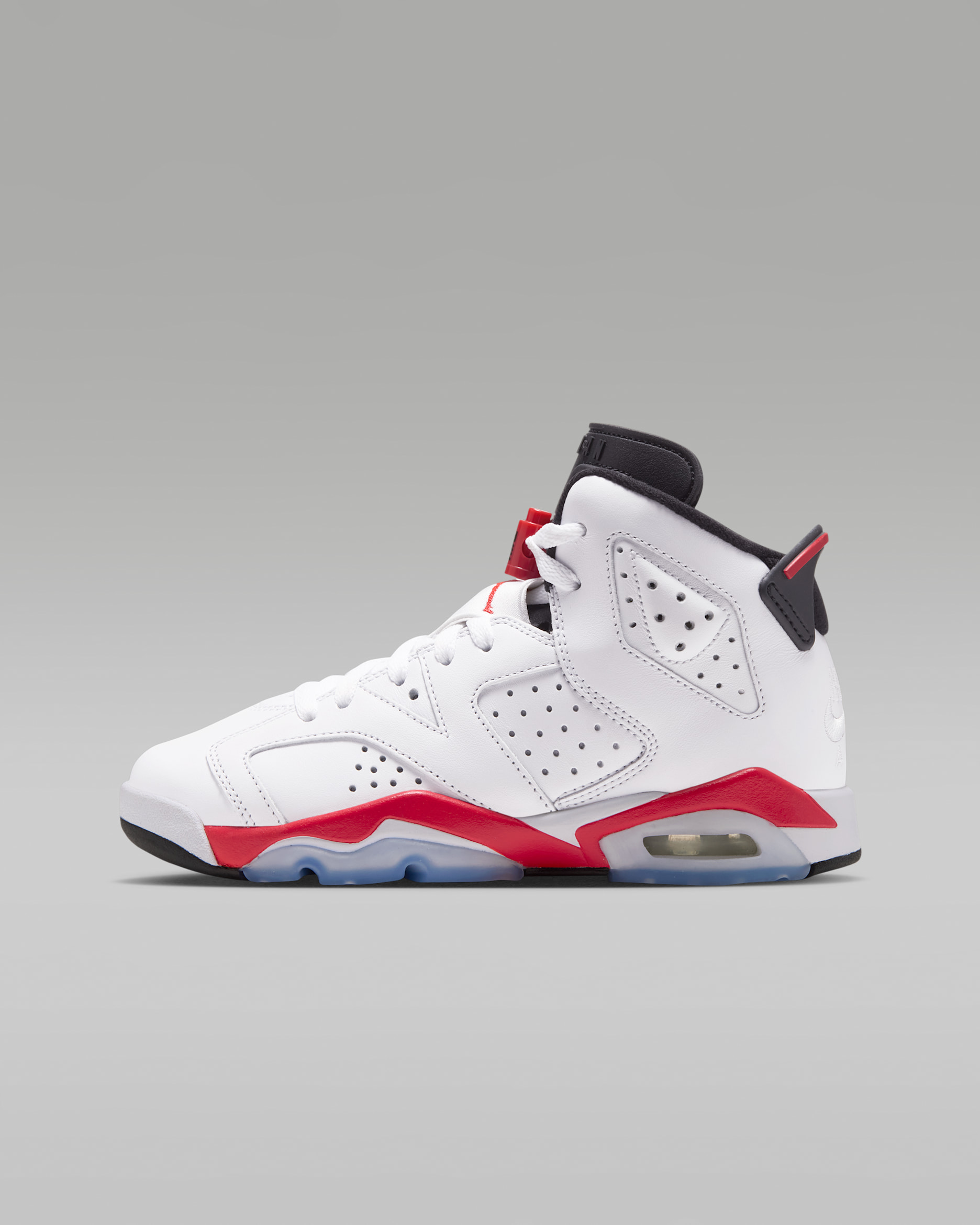 Air Jordan 6 Retro 'White Infrared' Older Kids' Shoes - White/Pink Foam/Black/Multi-Colour