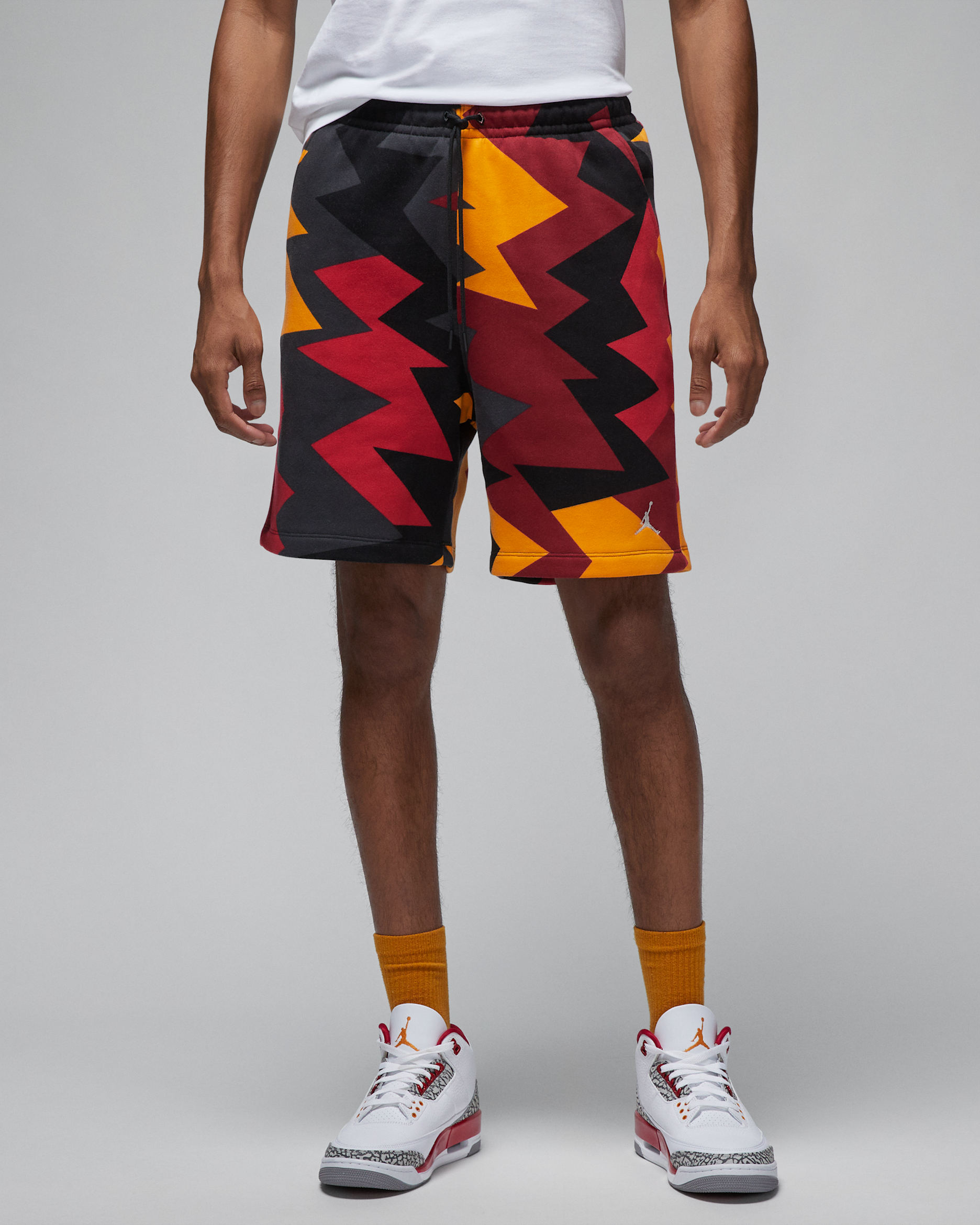 Jordan Flight MVP Men's Shorts - Cardinal Red/Black/Sail