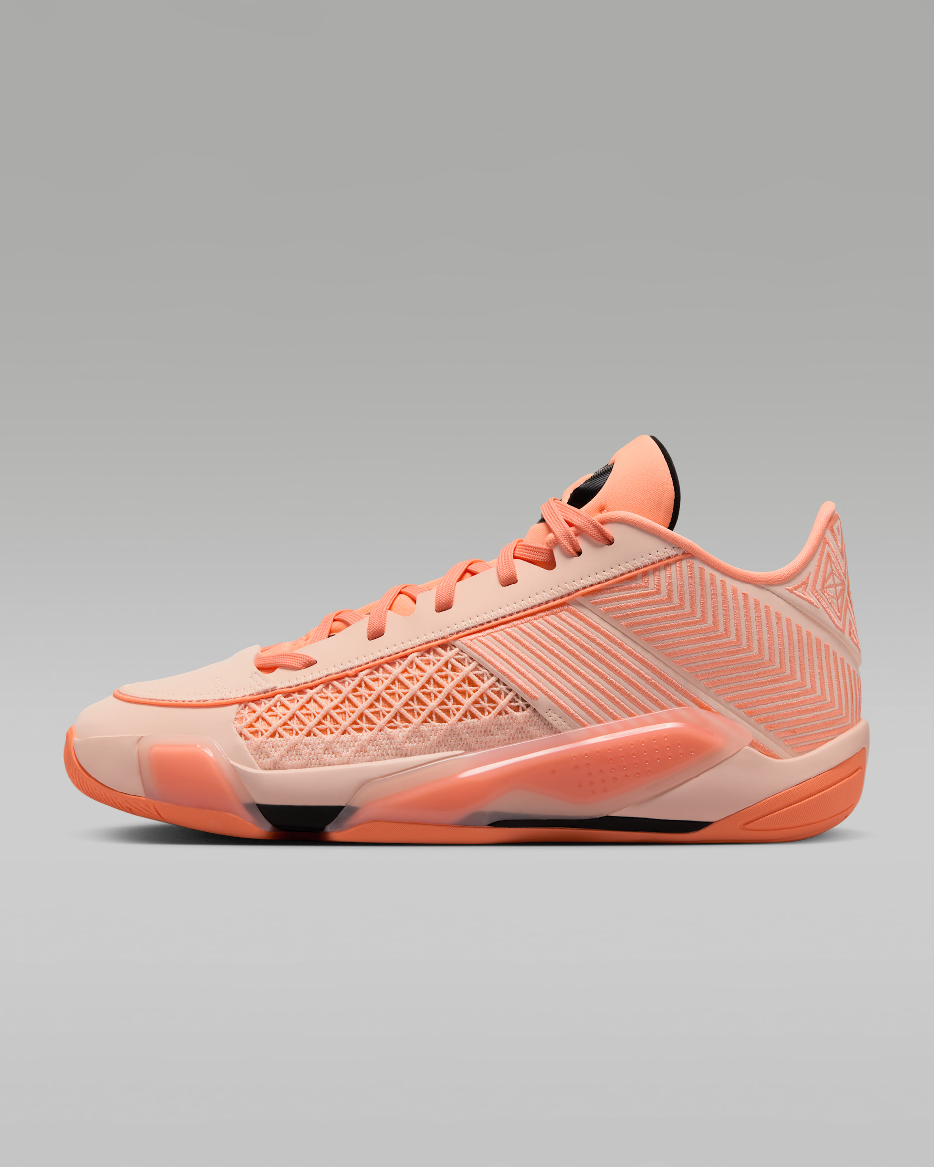 エア ジョーダン 38 LOW PF バスケットボールシューズ - クリムゾンティント/オレンジパルス/ブラック