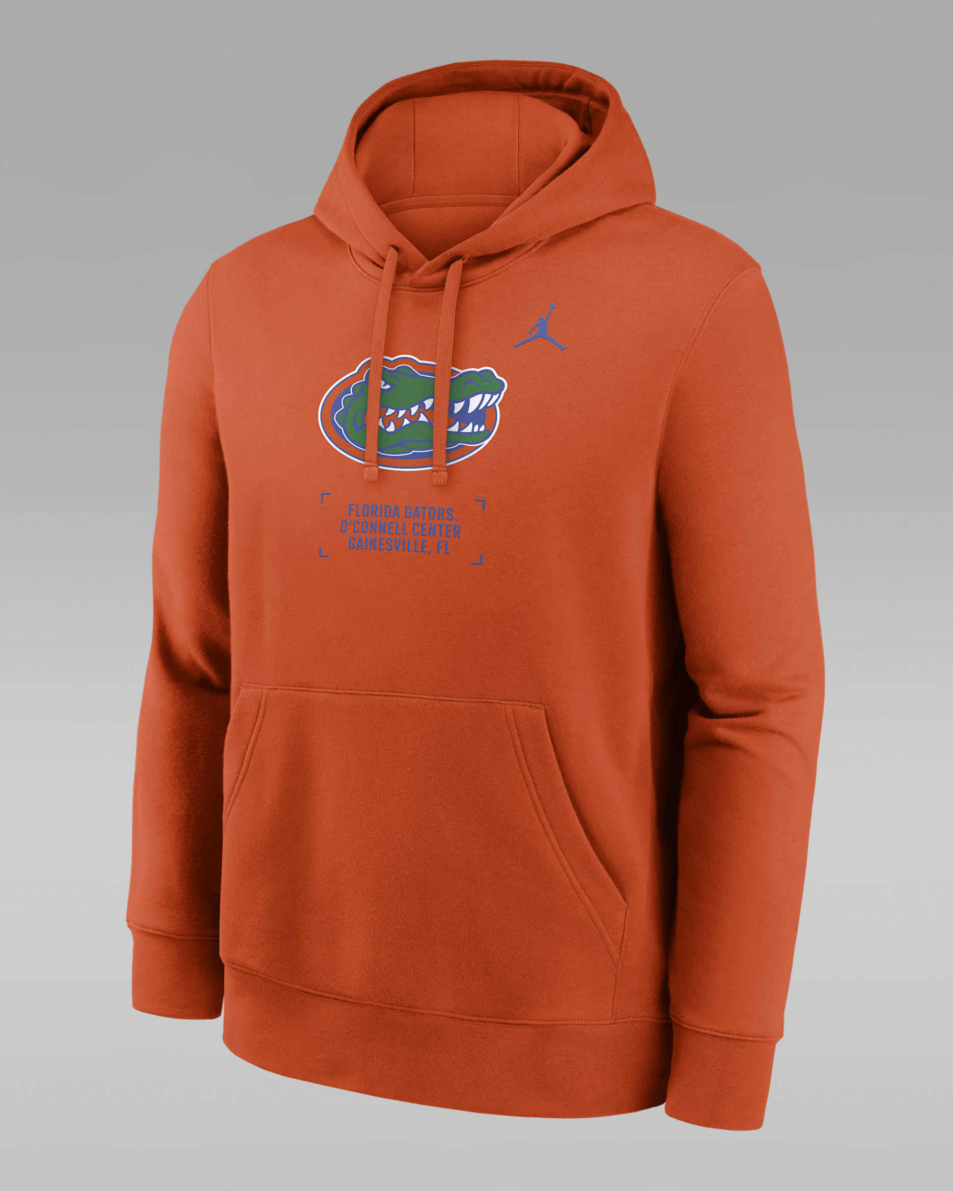 Florida Club Basketball 2-Hit Men's Nike College Pullover Hoodie - Orange