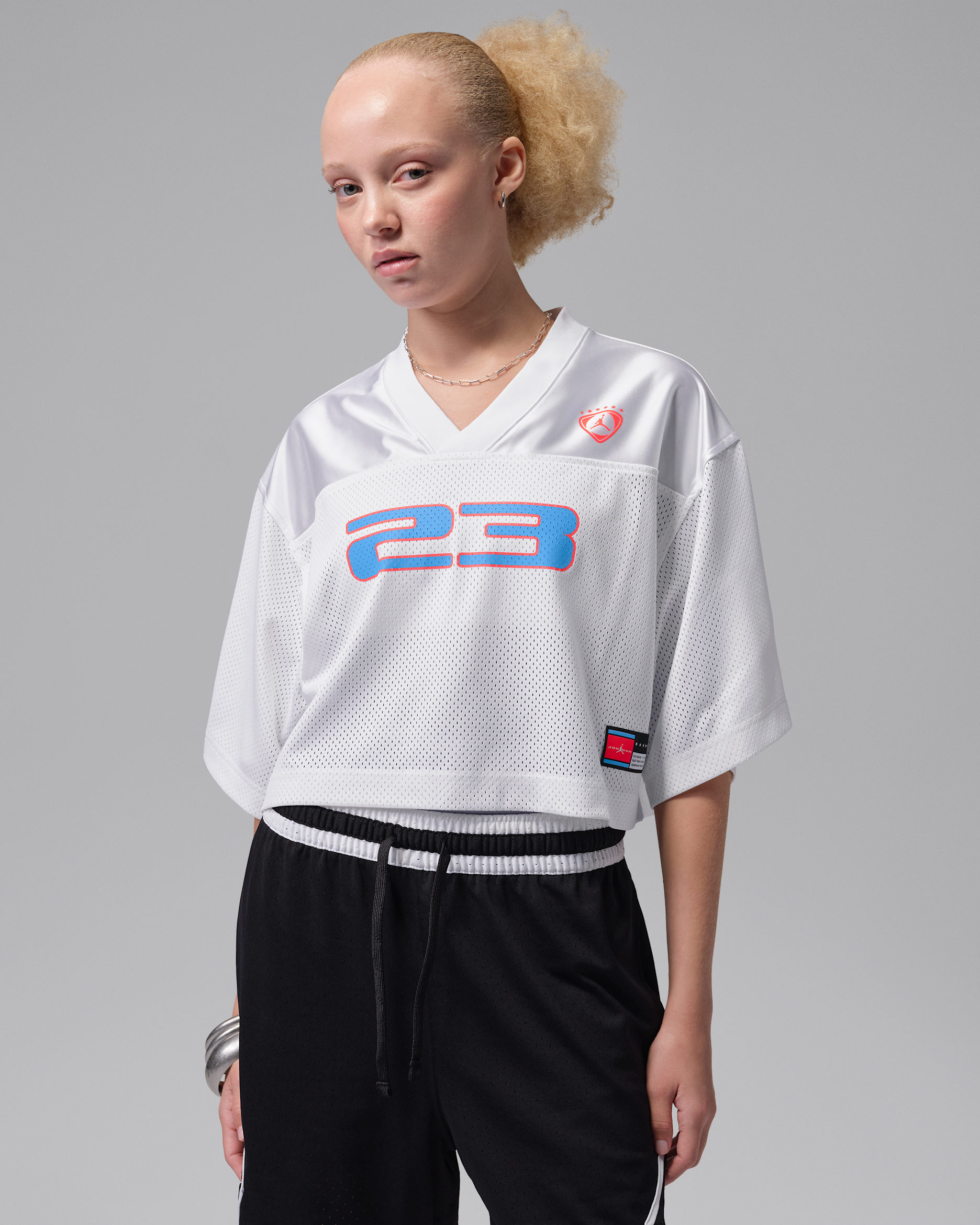 Jordan Brooklyn Women's Jersey Top - White