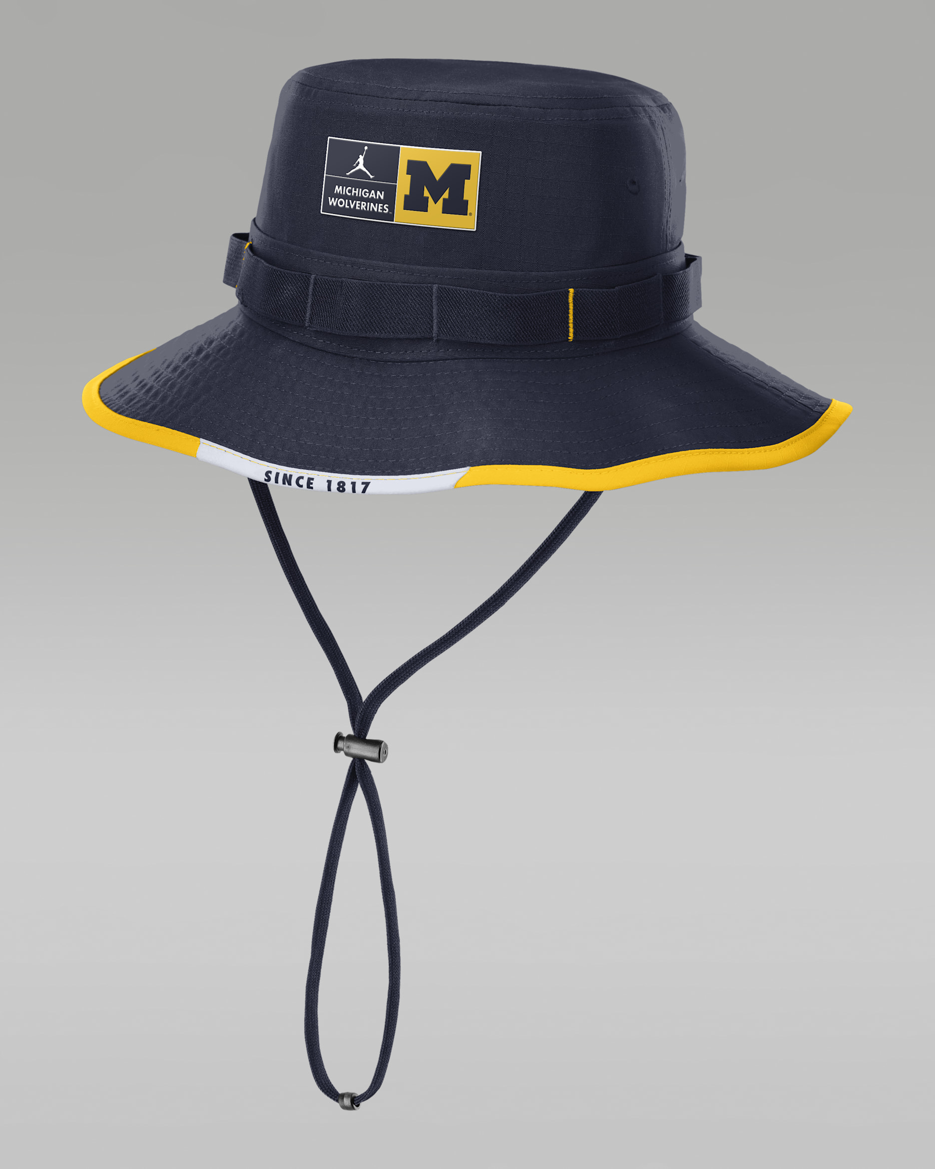 Michigan Apex Boonie Men's Jordan Brand Dri-FIT College Bucket Hat - Navy