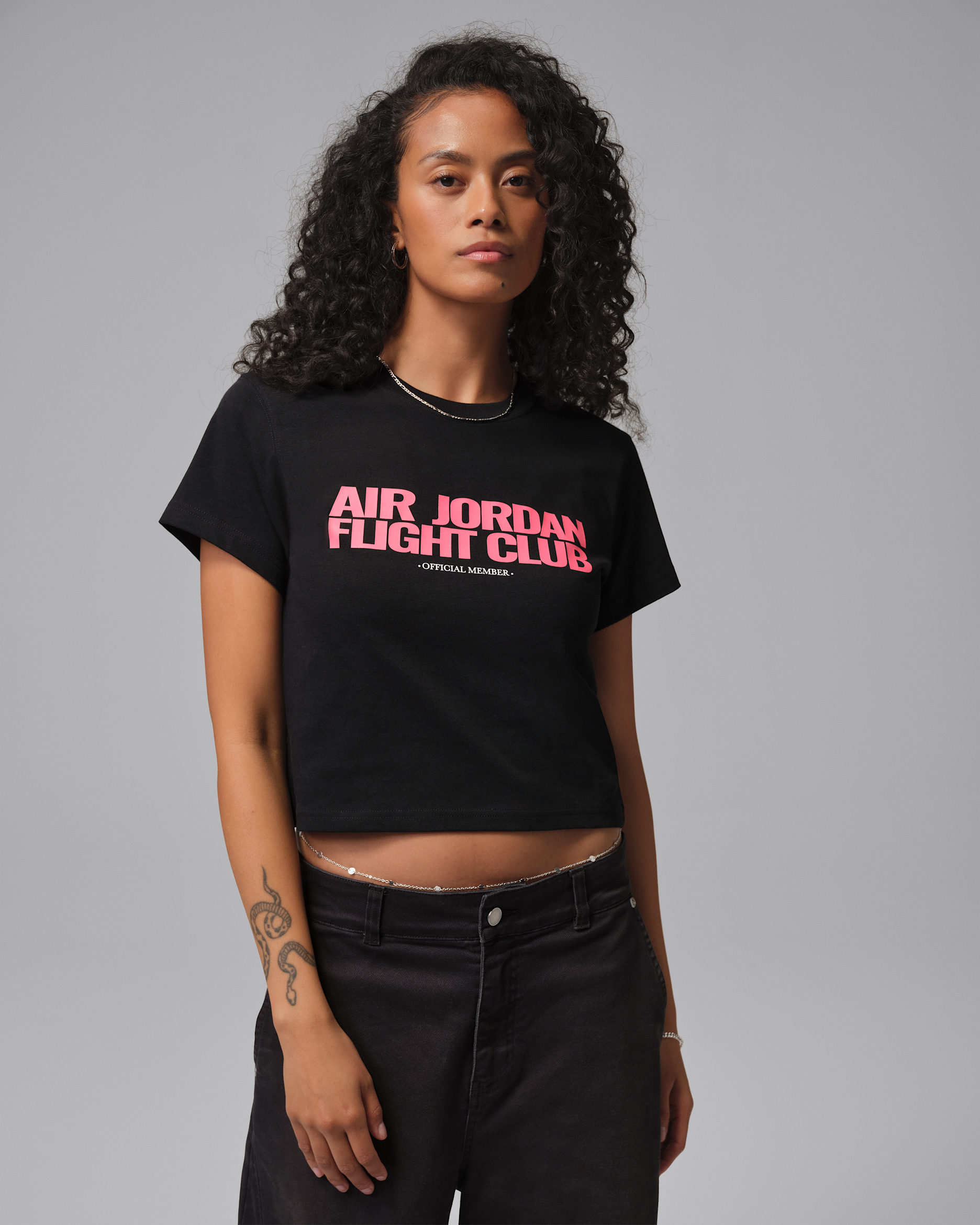 Playera Jordan Flight para mujer - Negro