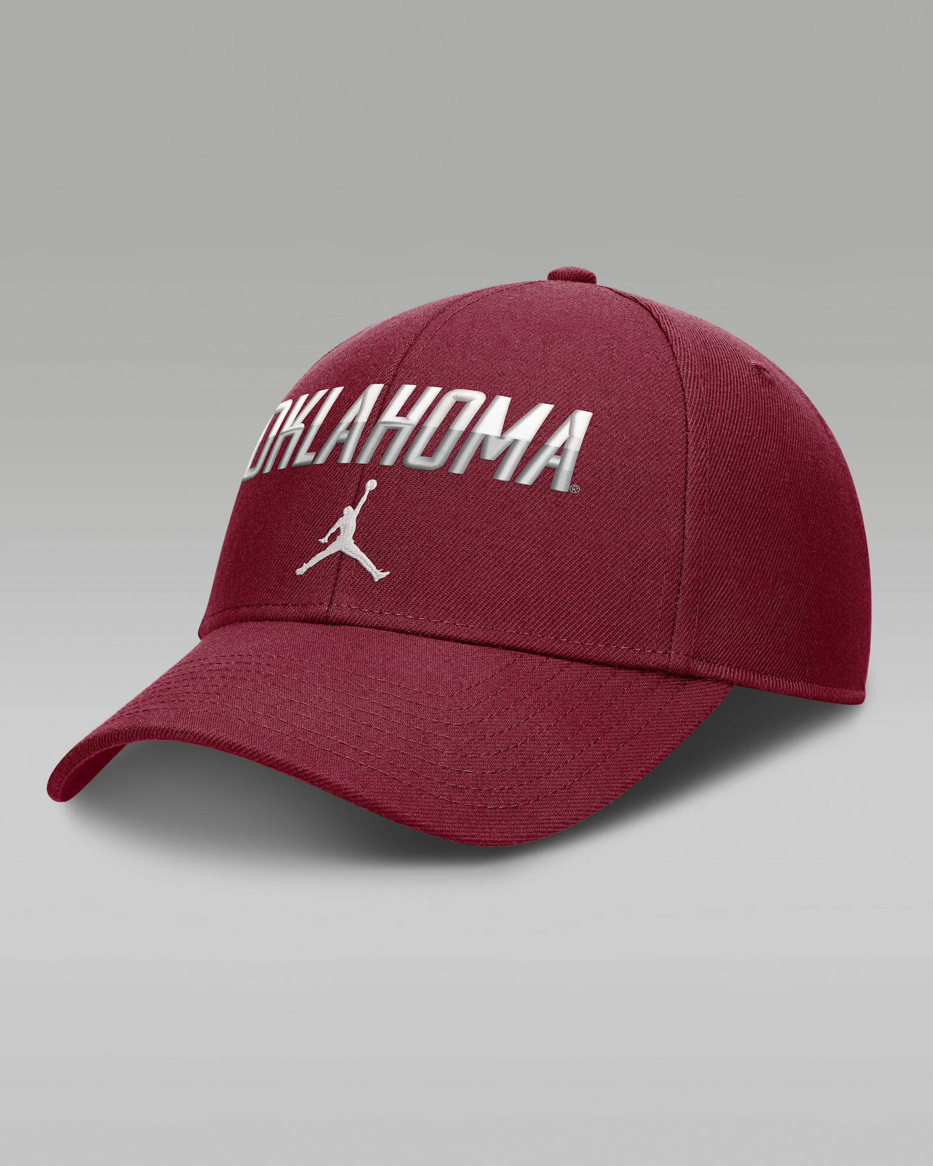 Oklahoma Sideline Rise Gameday Men's Jordan Brand Dri-FIT College Trucker Adjustable Hat - Team Crimson