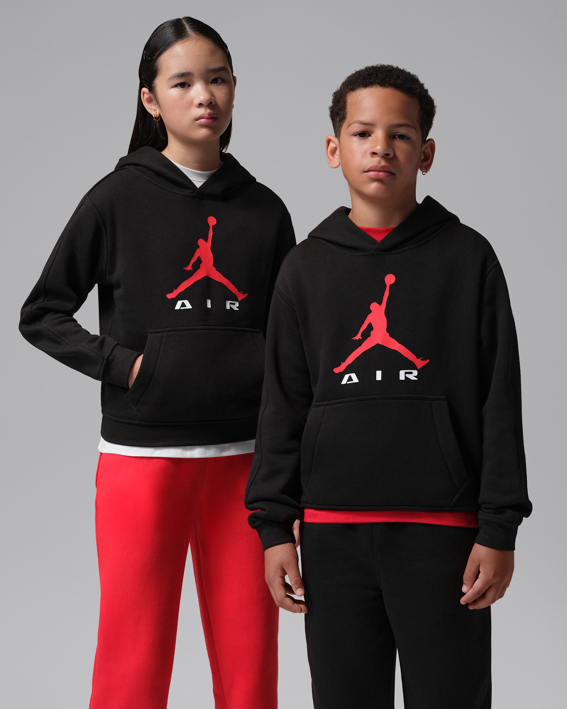 Sweat à capuche Air Jordan pour pré-ado - Noir