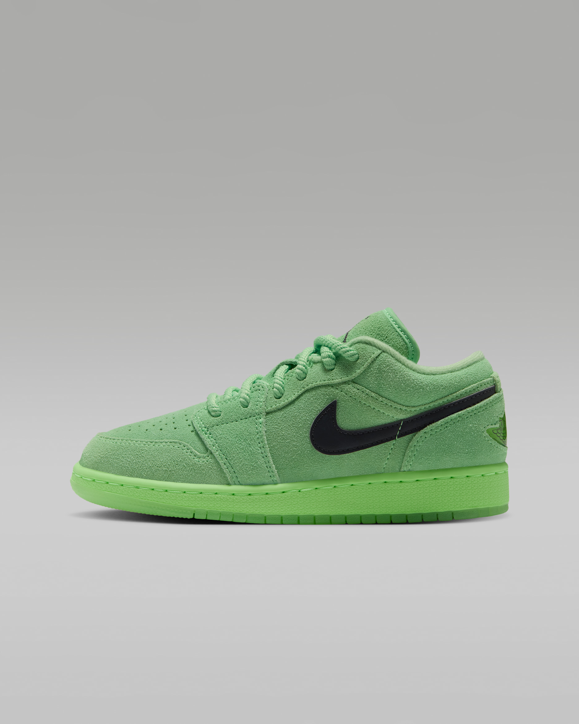 Air Jordan 1 Low SE Older Kids' Shoes - Lime Blast/Lime Blast/Anthracite