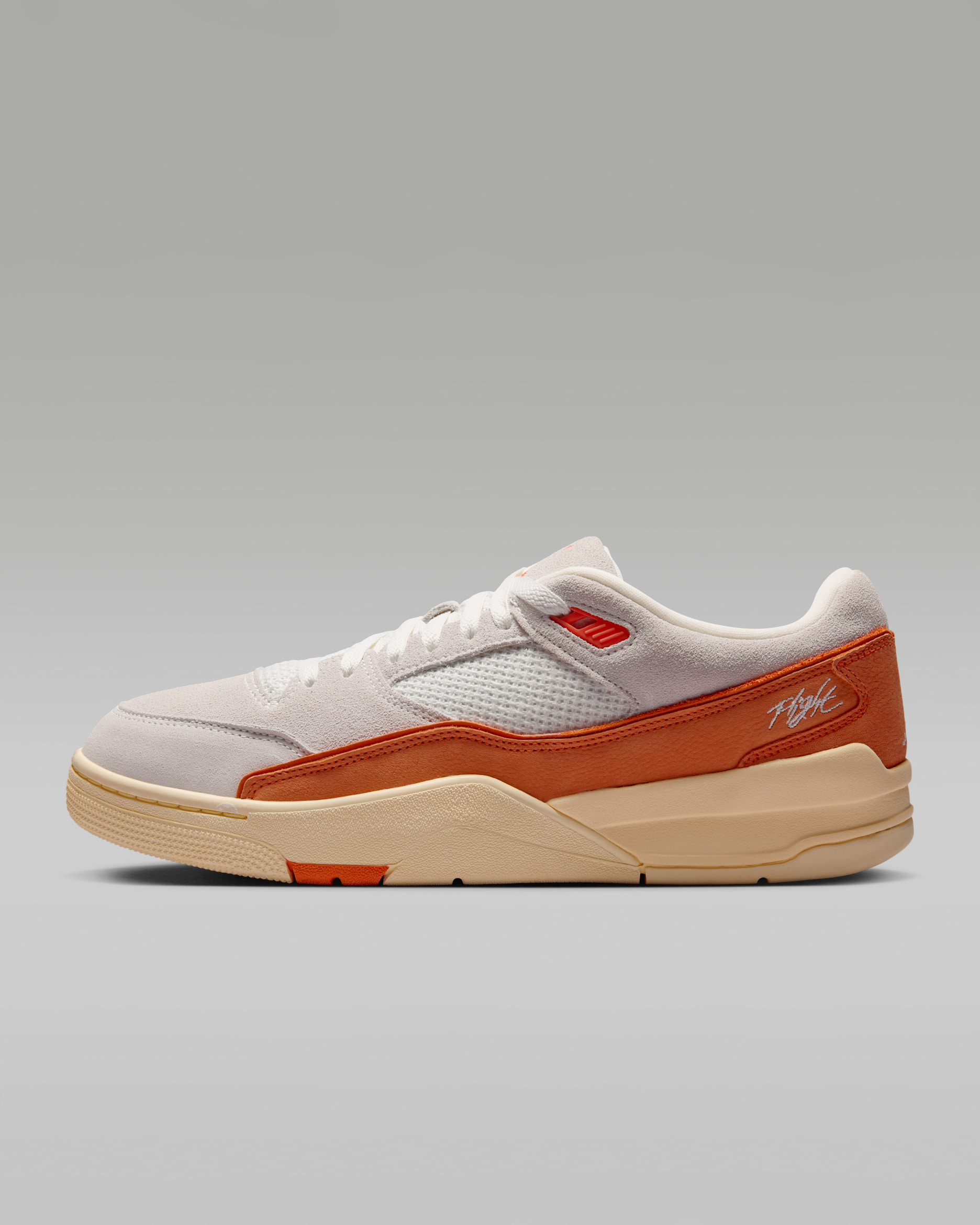 รองเท้าผู้ชาย Jordan Flight Court - Sail/Muslin/Deep Orange