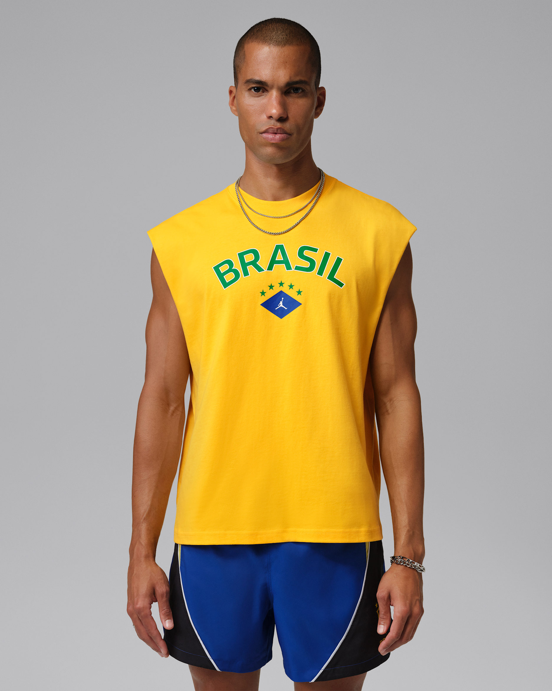 Jordan Men's Sleeveless Graphic T-Shirt - Varsity Maize