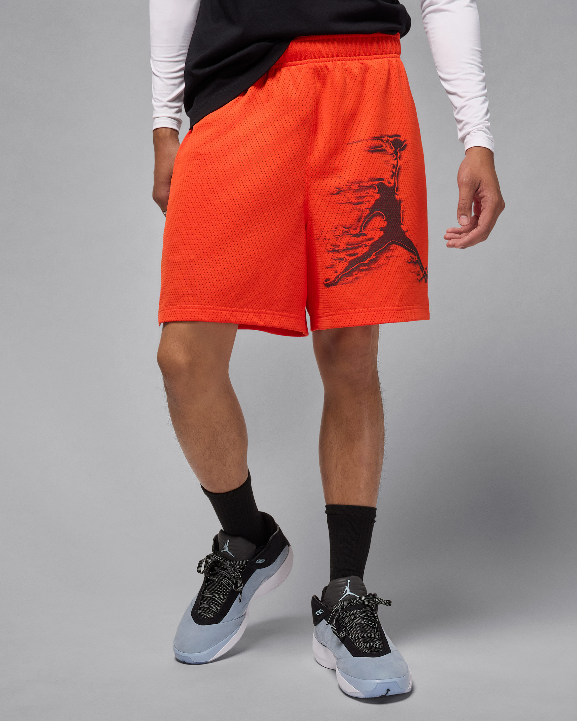 Pánské kraťasy Jordan Sport DRI-FIT s grafickým motivem - Team Orange