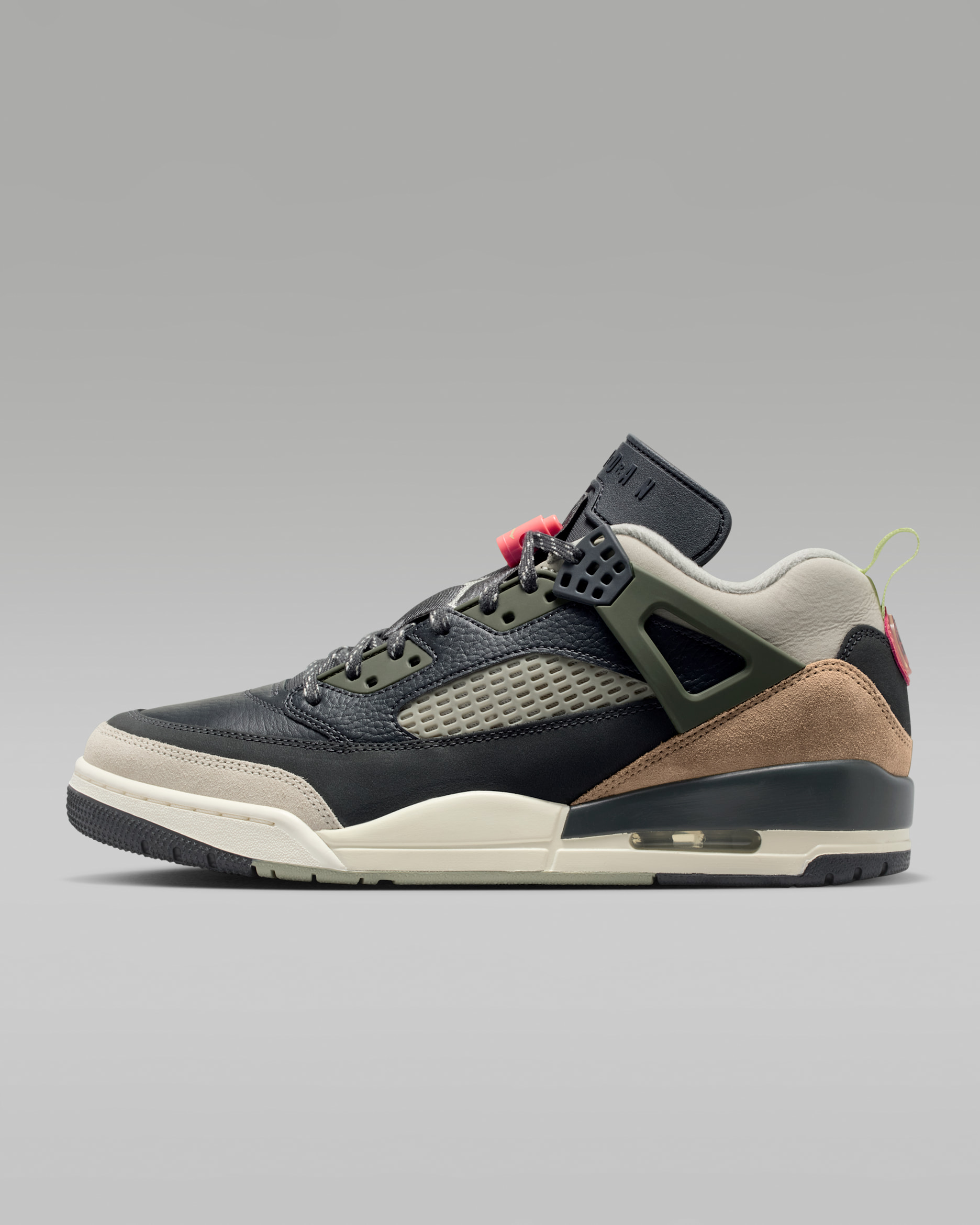 Jordan Spizike Low Men's Shoes - Anthracite/Light Wild Mango/Cargo Khaki/Spruce Fog