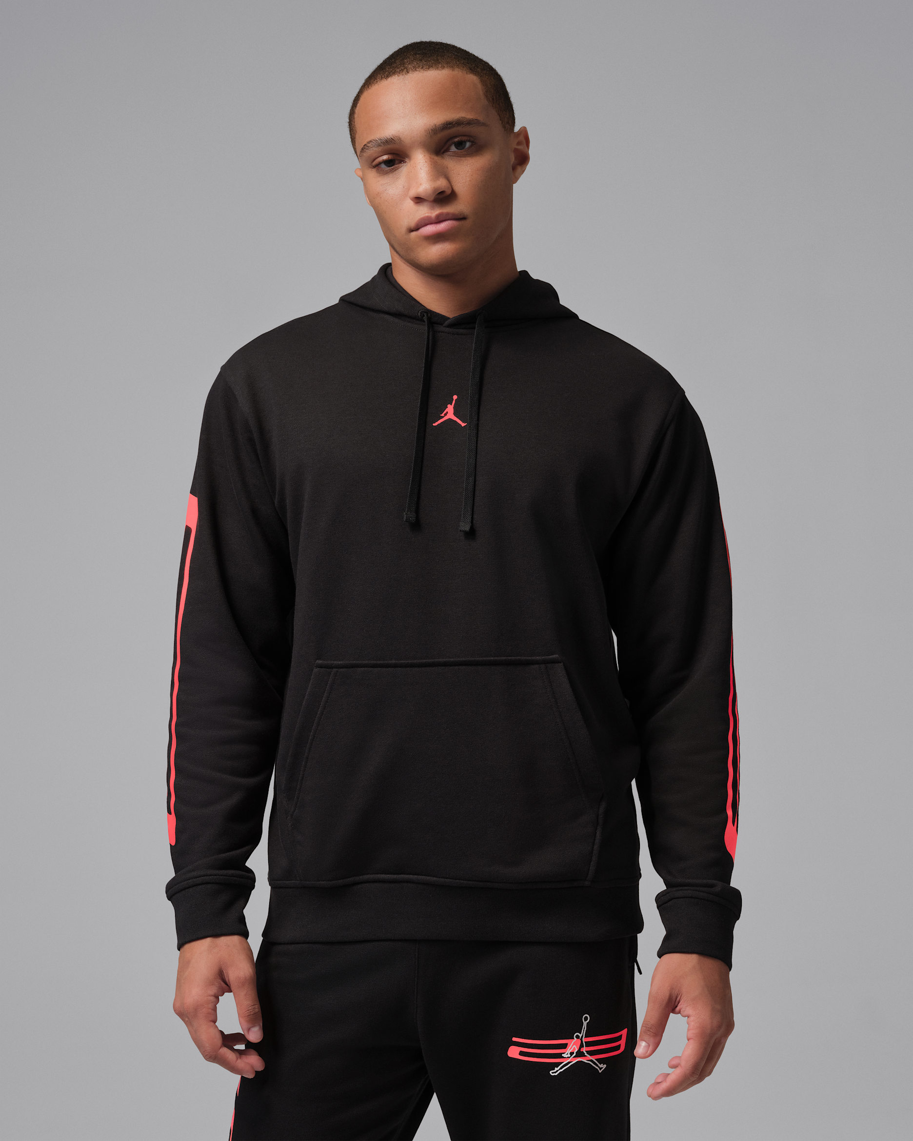 Jordan Sport Crossover Men's Dri-FIT Fleece Graphic Pullover Hoodie - Black