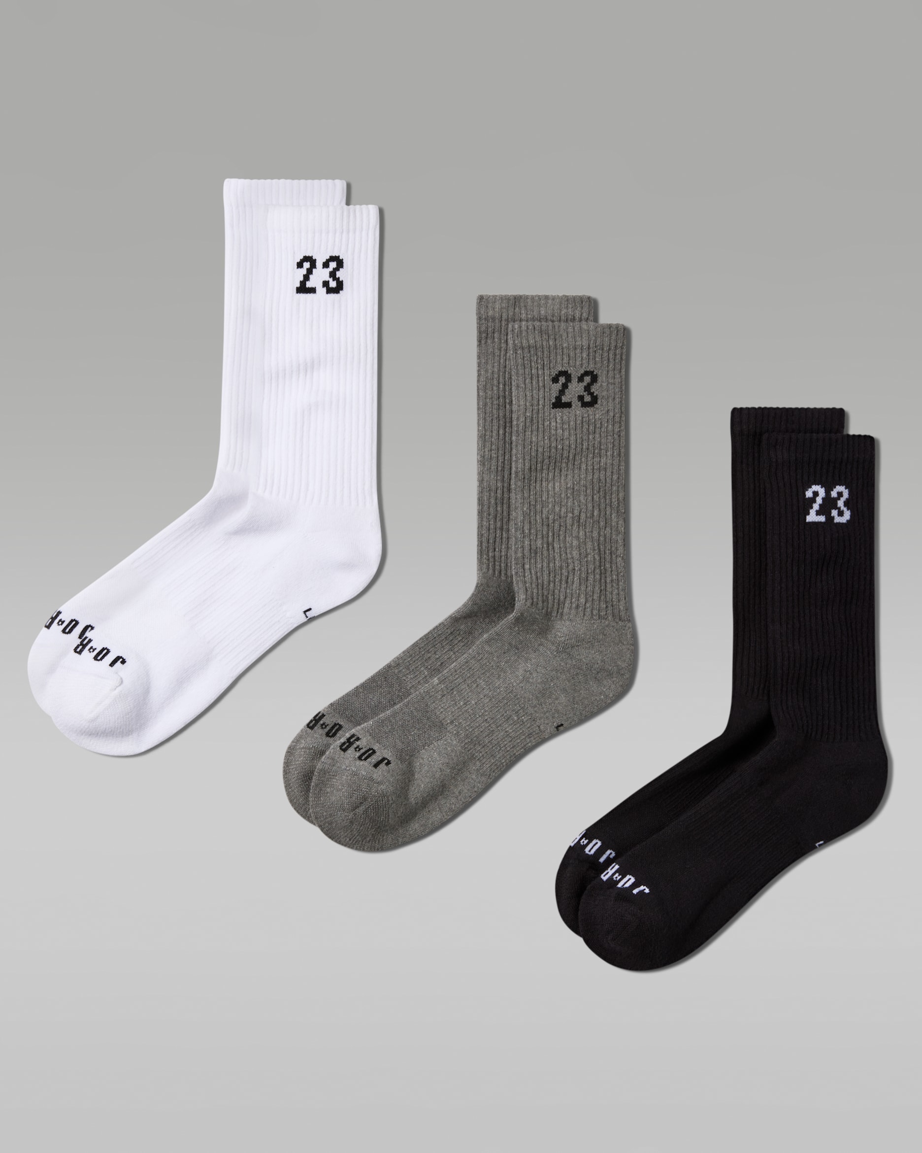 Strumpor Jordan Essentials Crew (3 par) - Flerfärgade