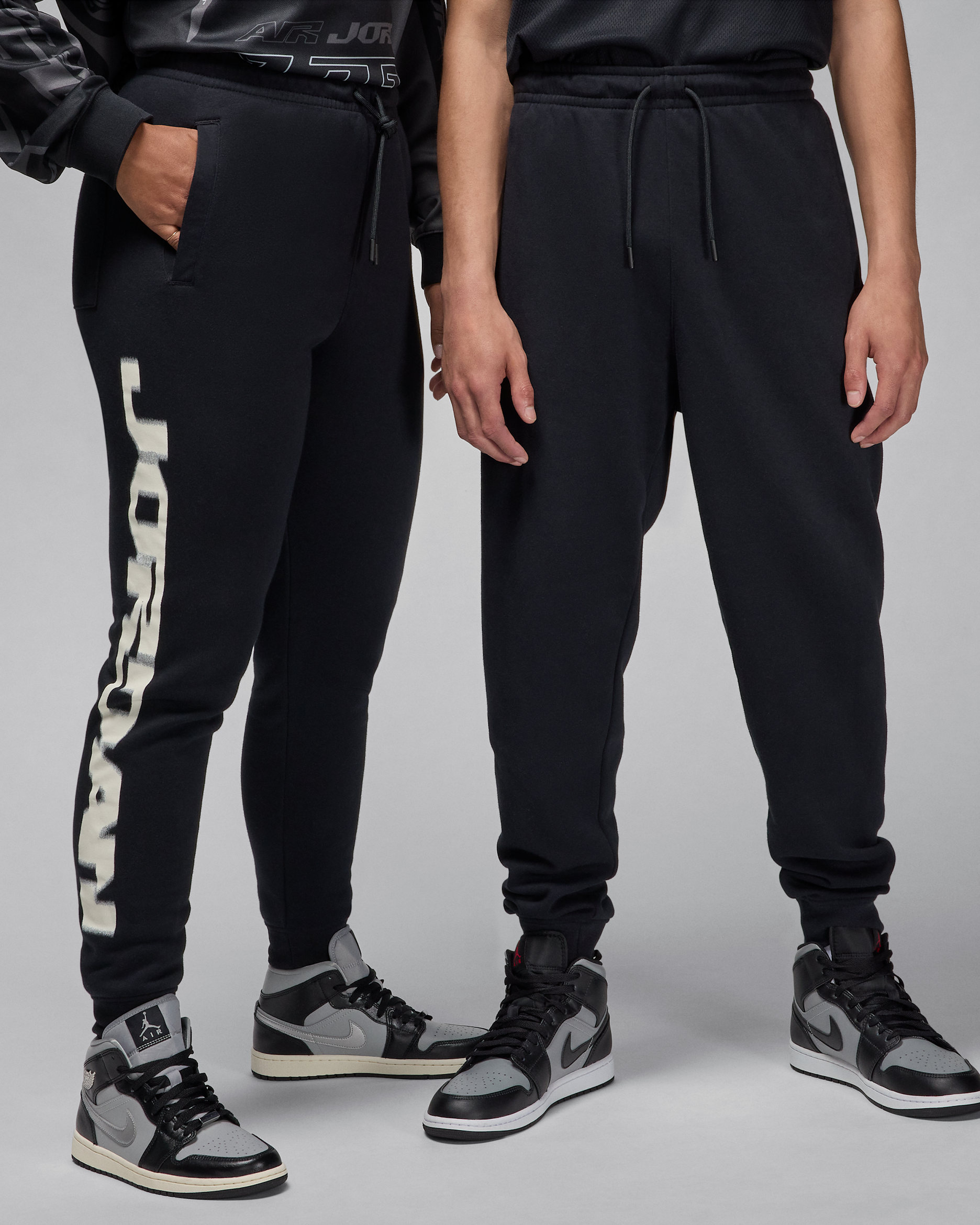 Jordan MVP Men's Fleece Trousers - Black/Iron Grey/Black