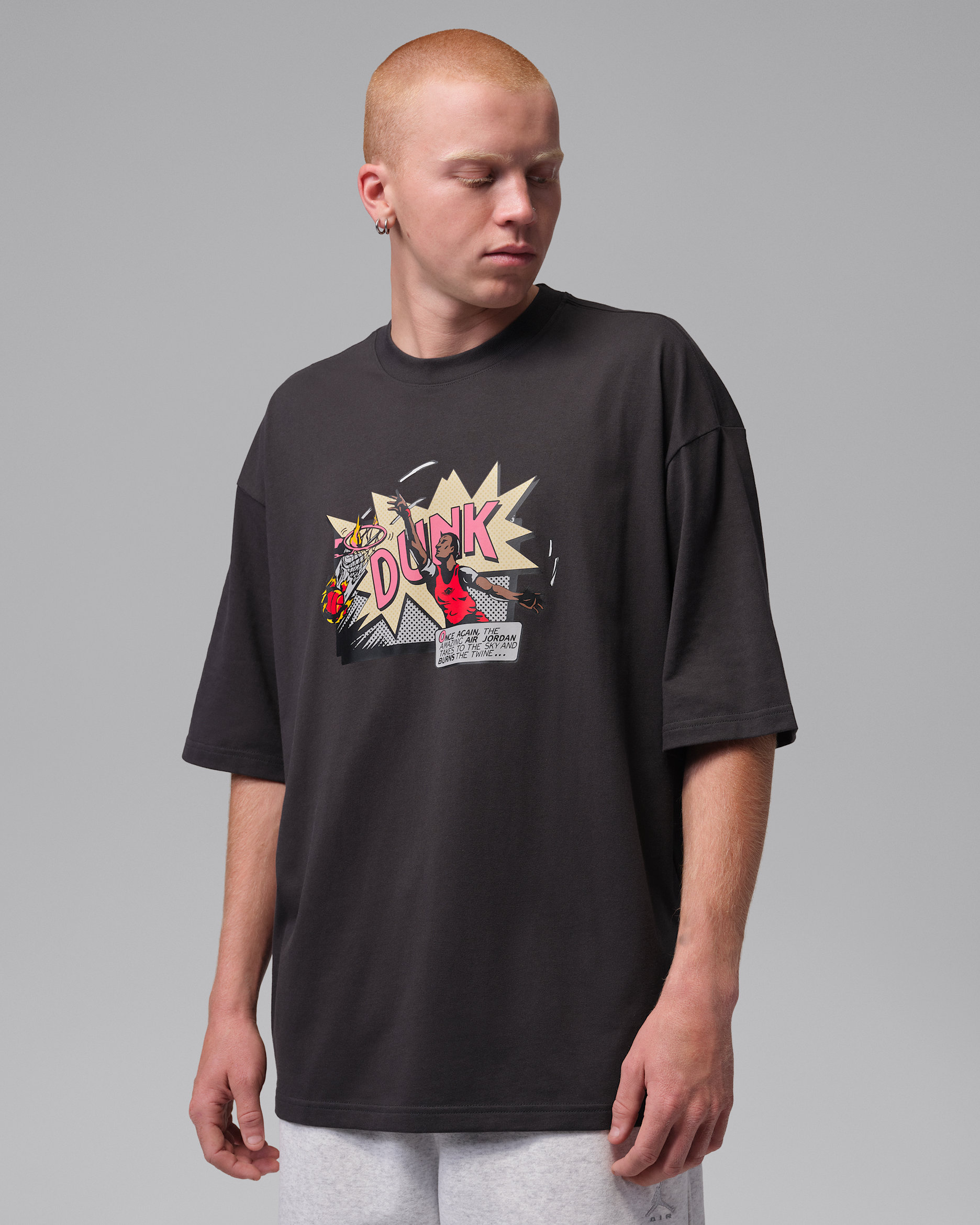 Jordan Brooklyn Men's T-Shirt - Off-Noir