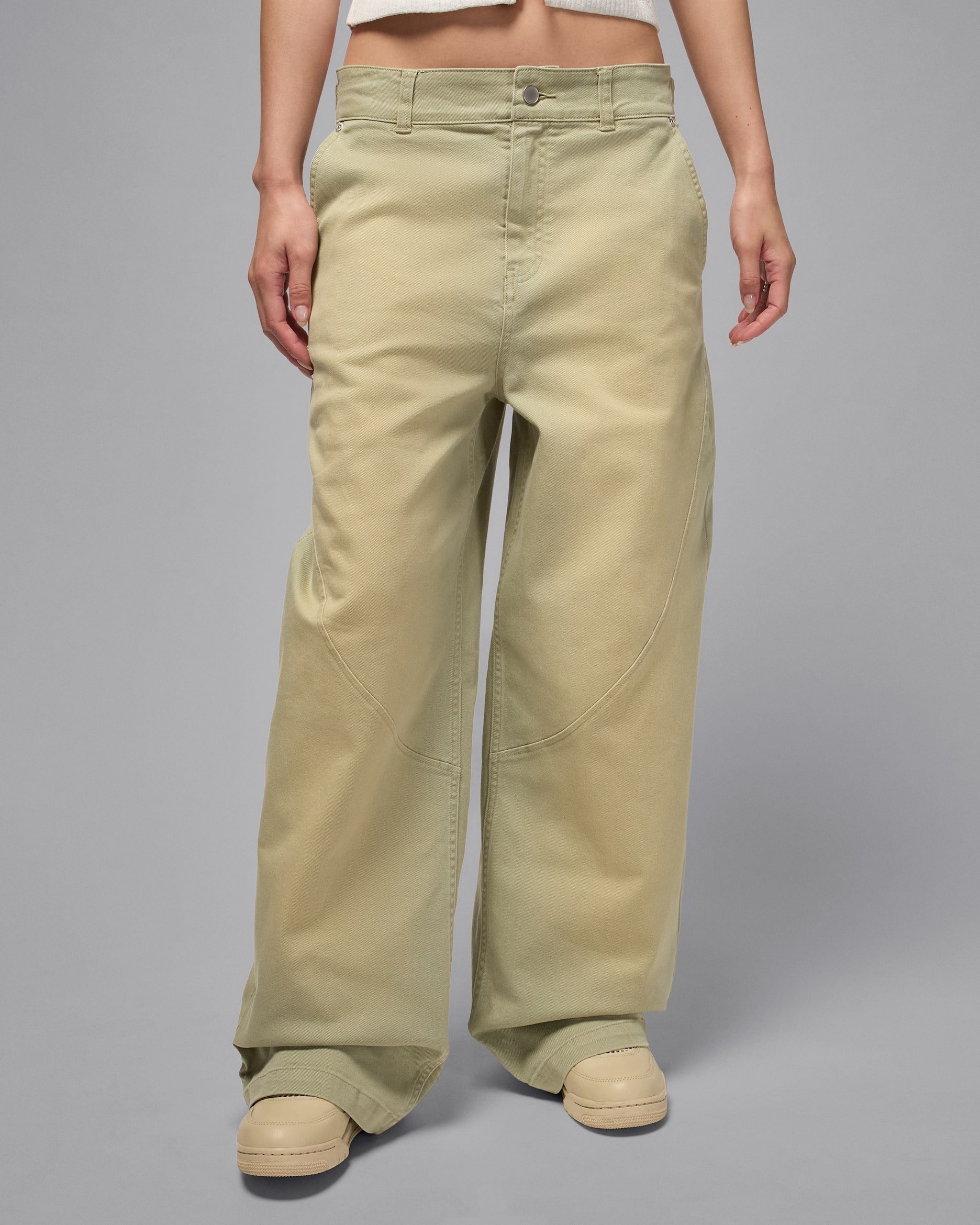 Jordan Flight Pantalón holgado del 91 con perneras anchas - Mujer - Medium Khaki