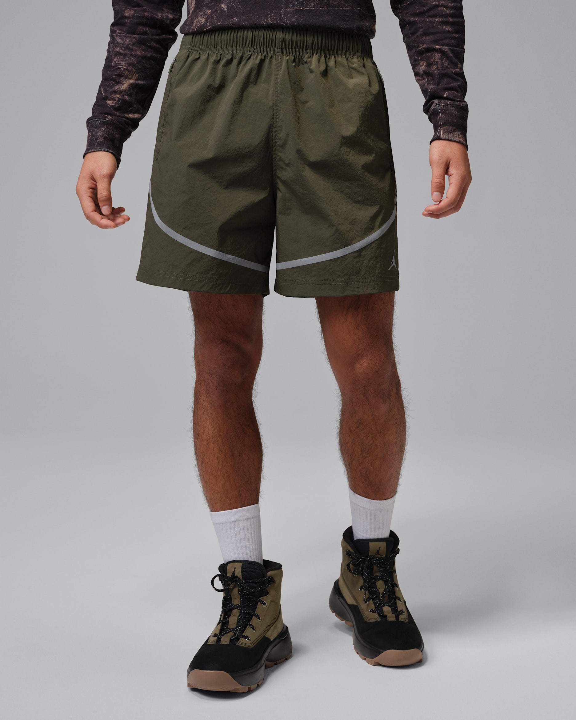 Jordan Brooklyn Men's Hike Mike Shorts - Cargo Khaki